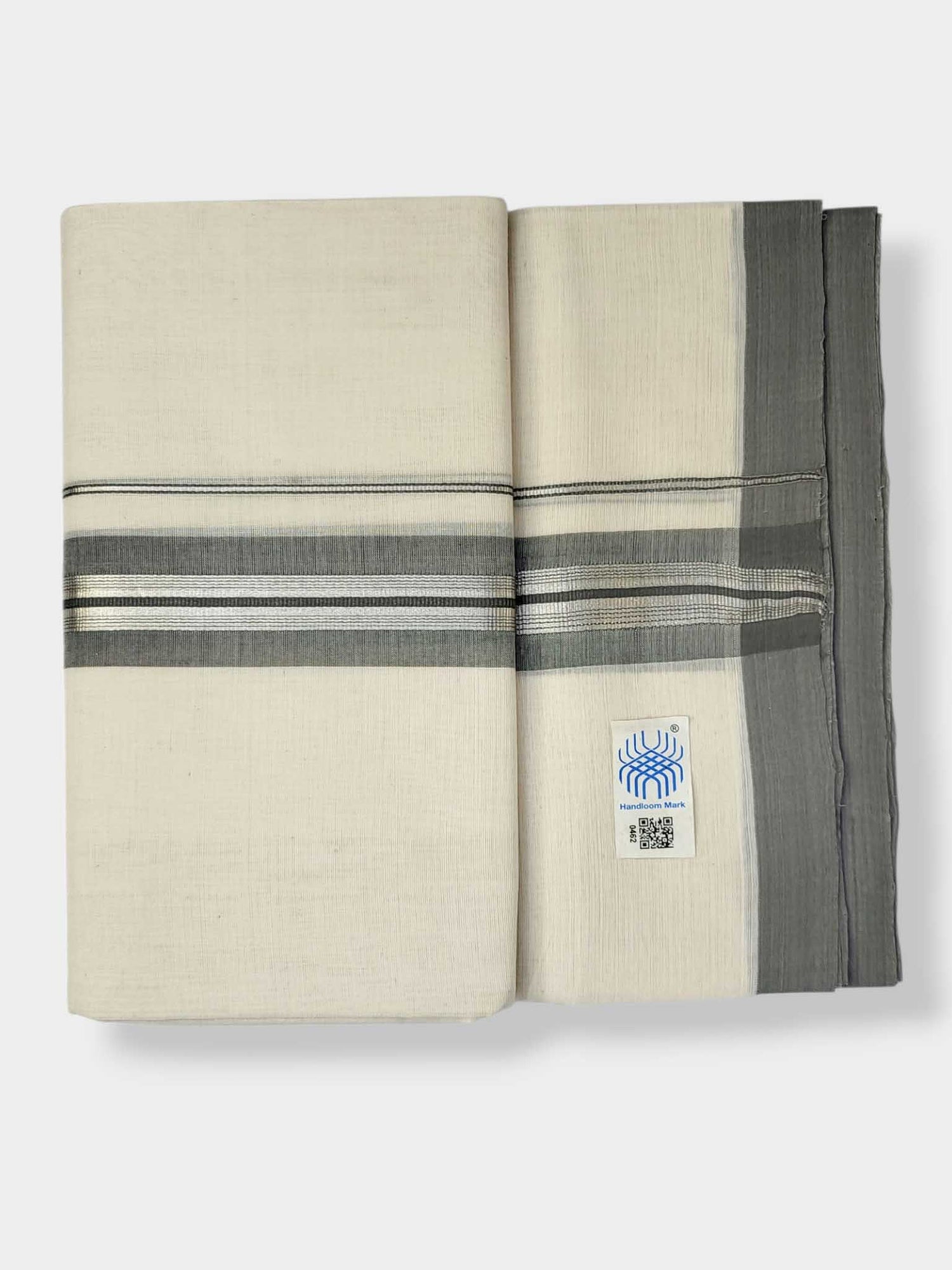 Kerala Balaramapuram Pure Cotton Handloom Mundu/Dhoti