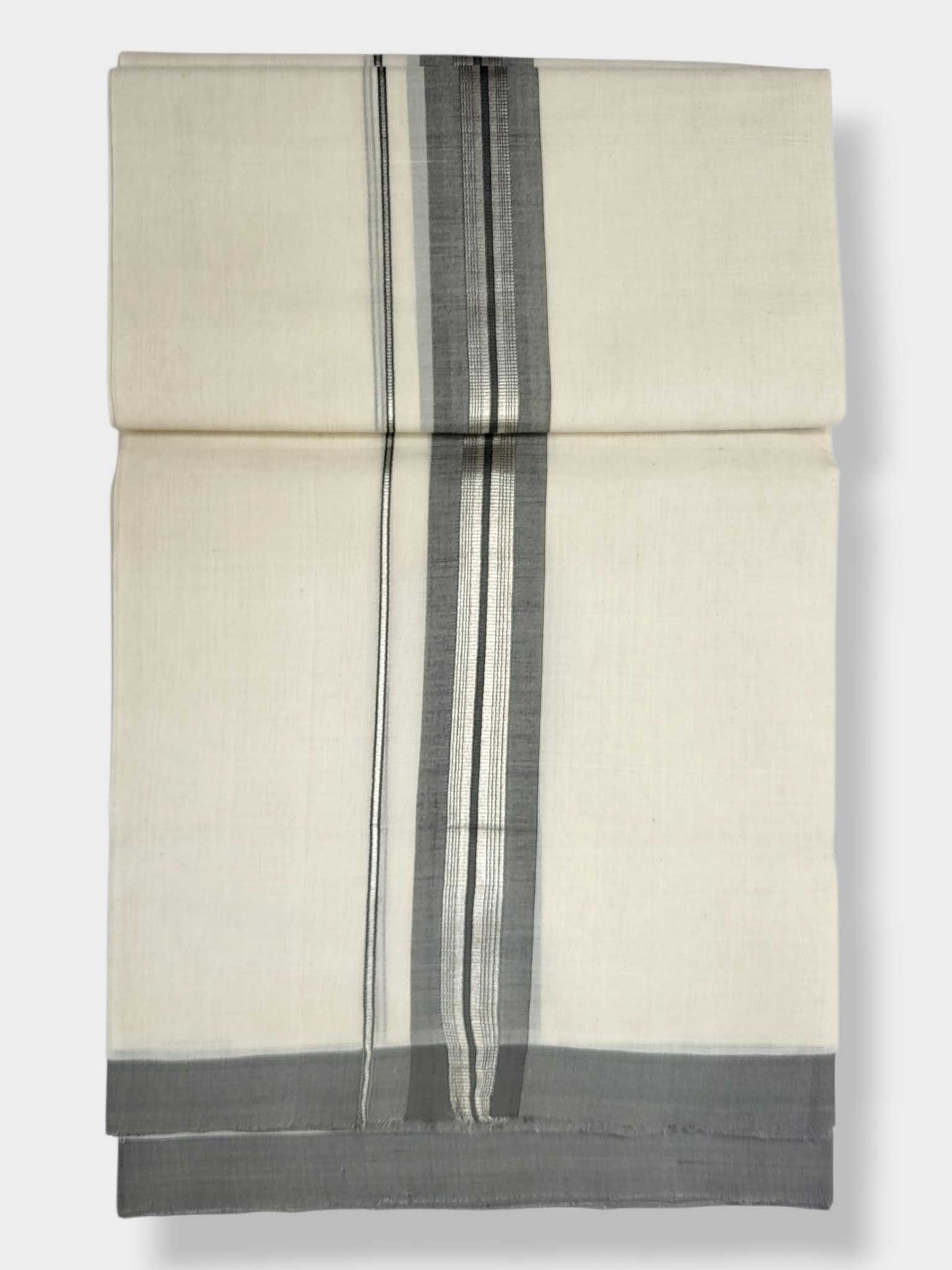 Kerala Balaramapuram Pure Cotton Handloom Mundu/Dhoti