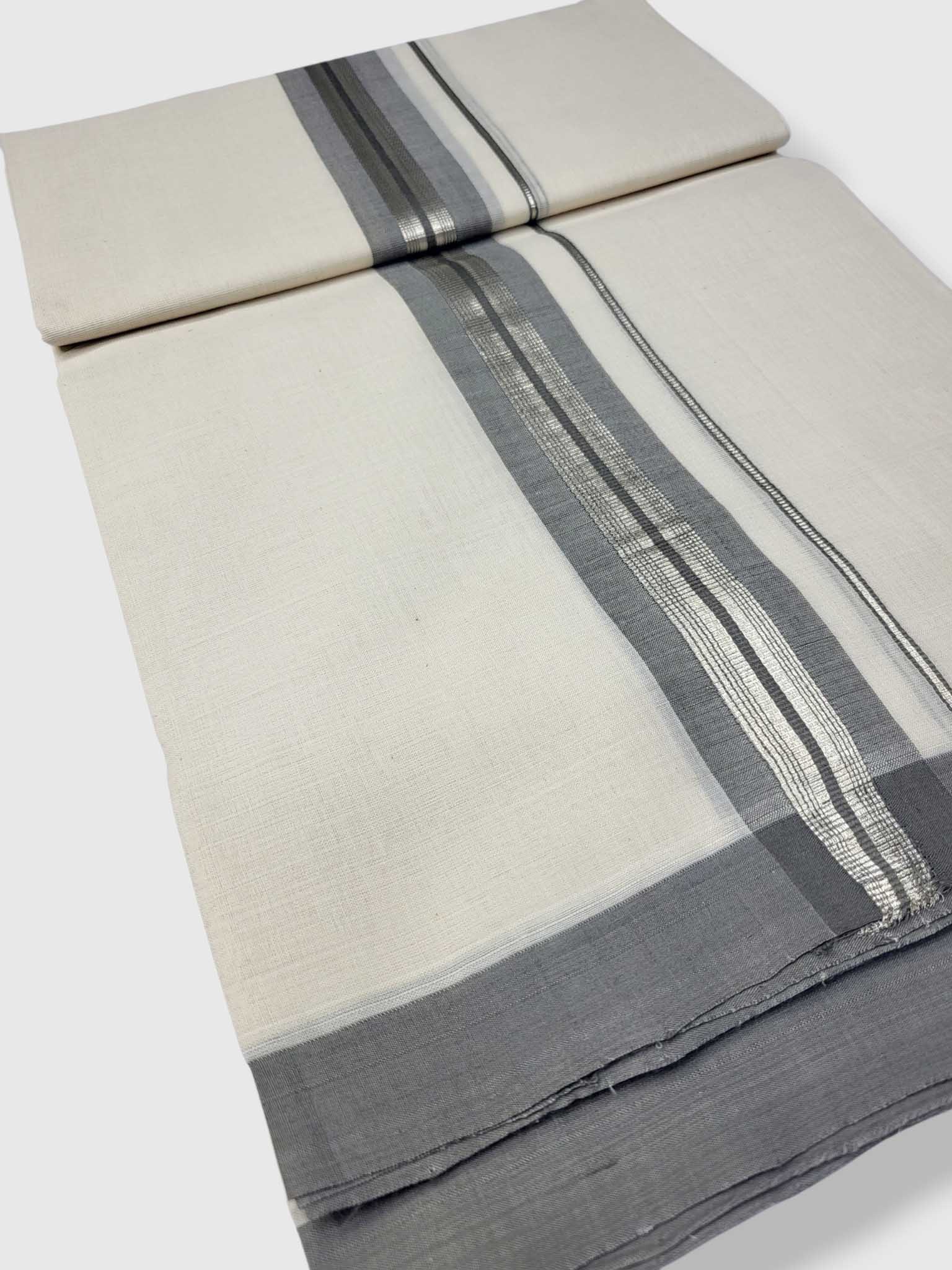 Kerala Balaramapuram Pure Cotton Handloom Mundu/Dhoti