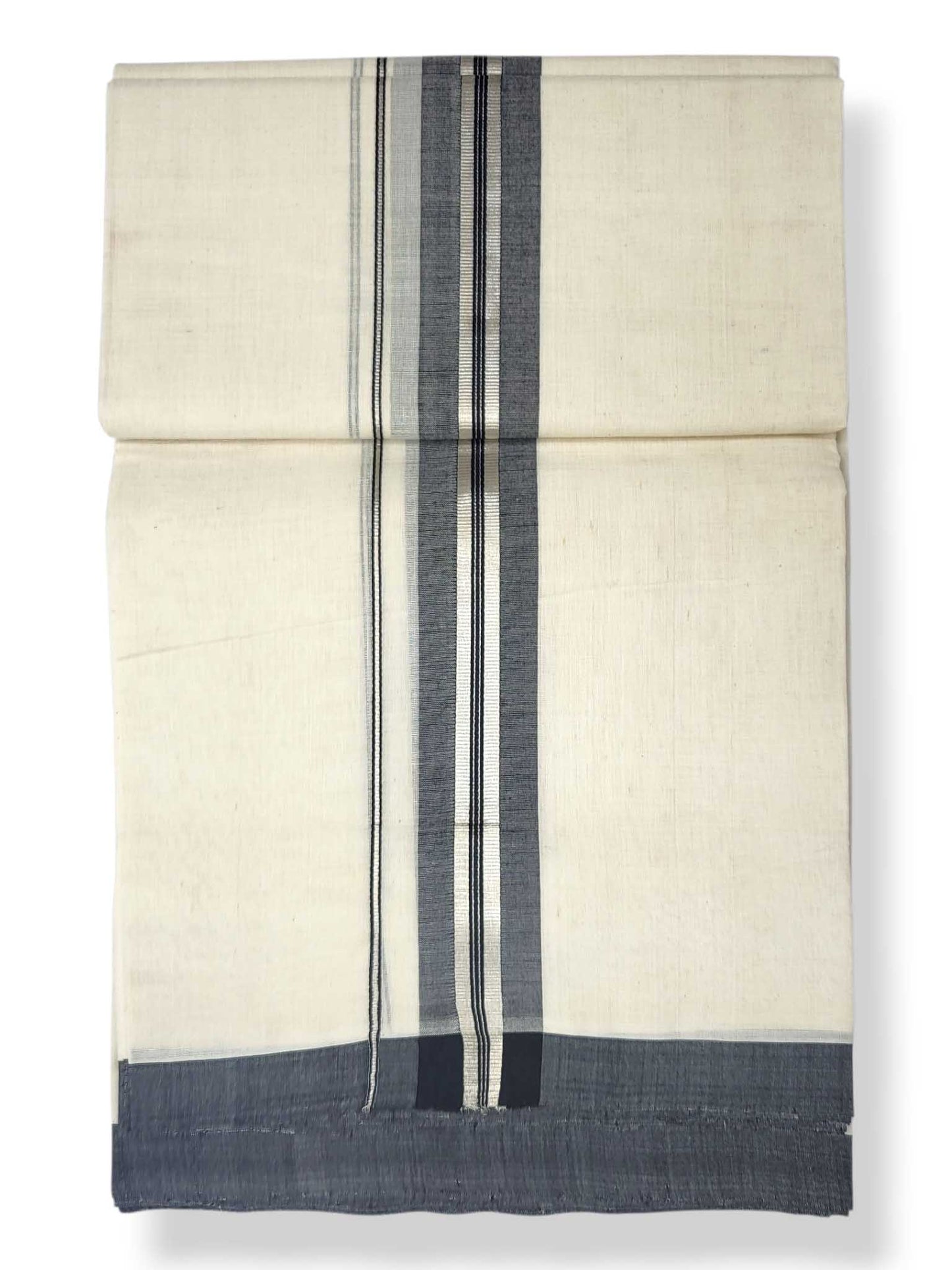 Kerala Balaramapuram Pure Cotton Handloom Mundu/Dhoti