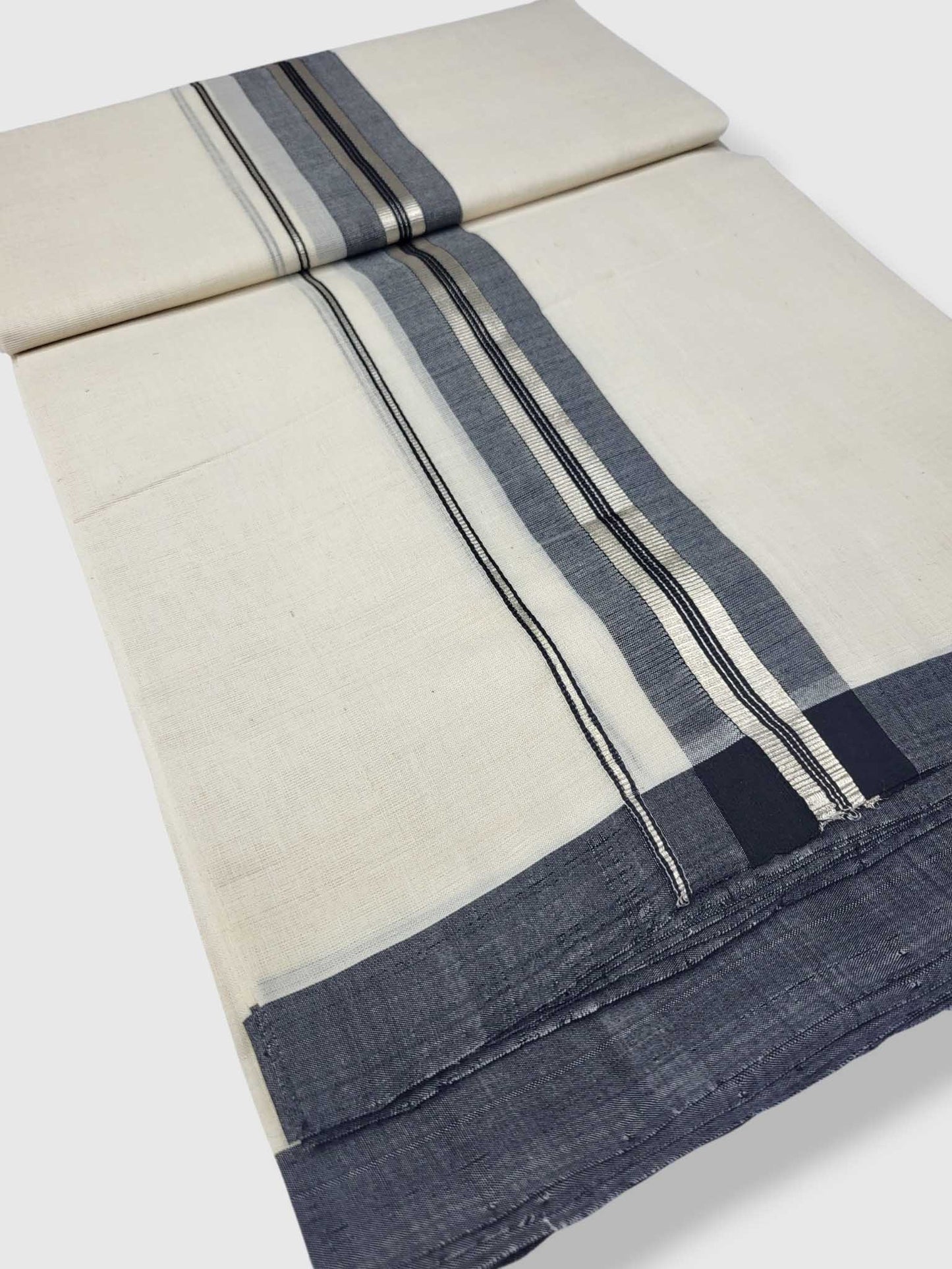 Kerala Balaramapuram Pure Cotton Handloom Mundu/Dhoti