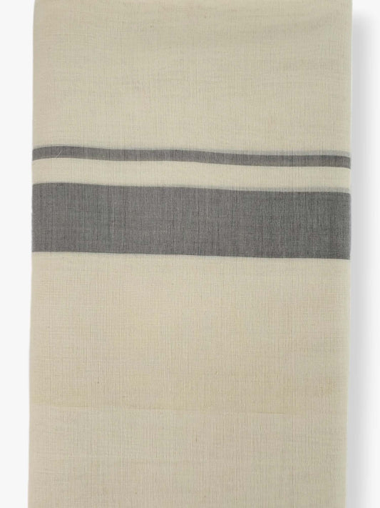 Kerala Balaramapuram Pure Cotton Handloom Mundu/Dhoti 