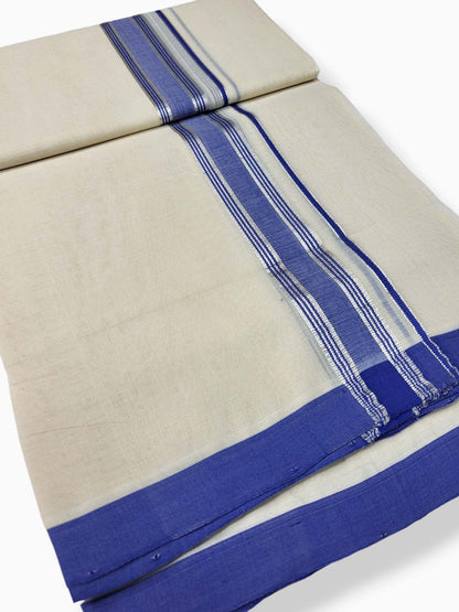  Kerala Balaramapuram Pure Cotton Handloom Mundu/Dhoti 