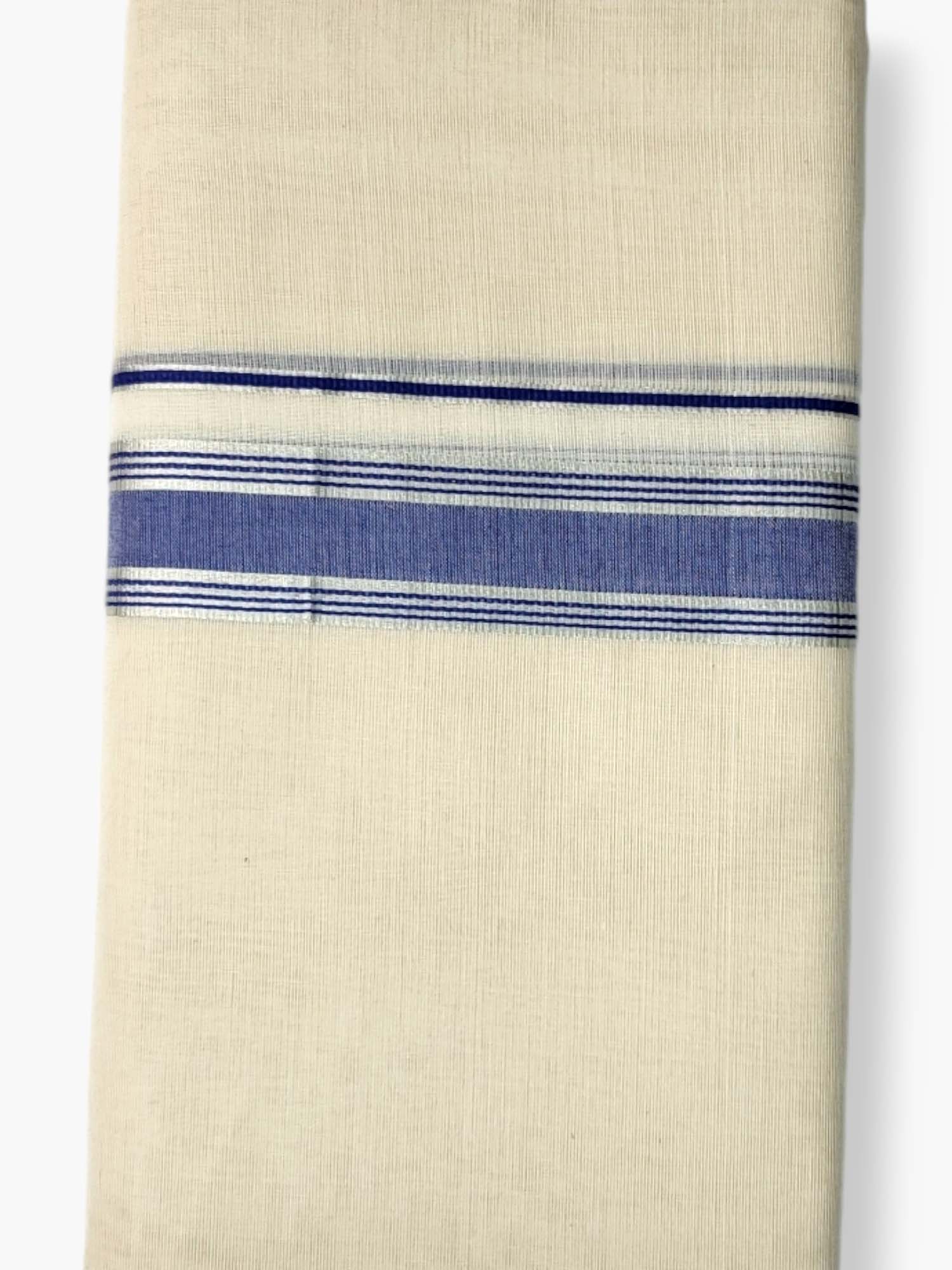  Kerala Balaramapuram Pure Cotton Handloom Mundu/Dhoti 