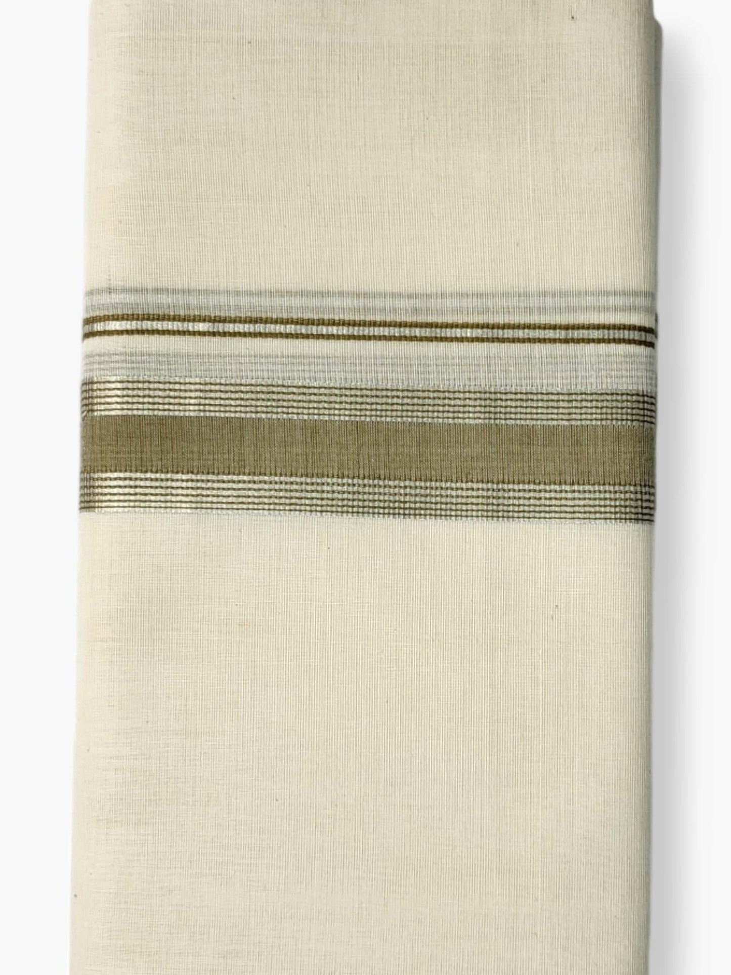  Kerala Balaramapuram Pure Cotton Handloom Mundu/Dhoti 