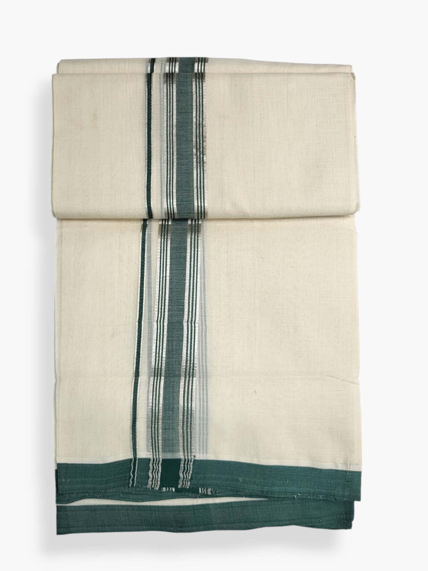  Kerala Balaramapuram Pure Cotton Handloom Mundu/Dhoti 