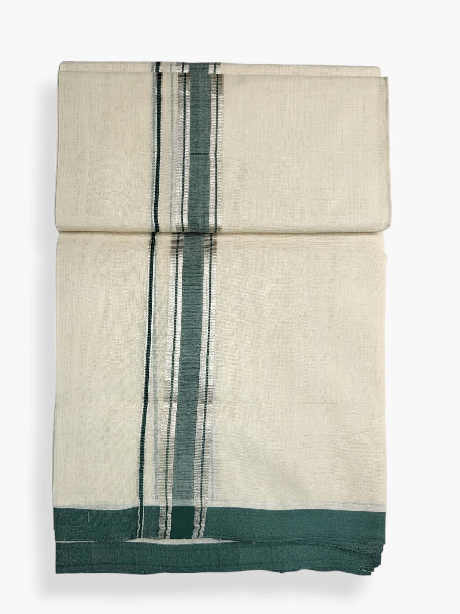  Kerala Balaramapuram Pure Cotton Handloom Mundu/Dhoti 