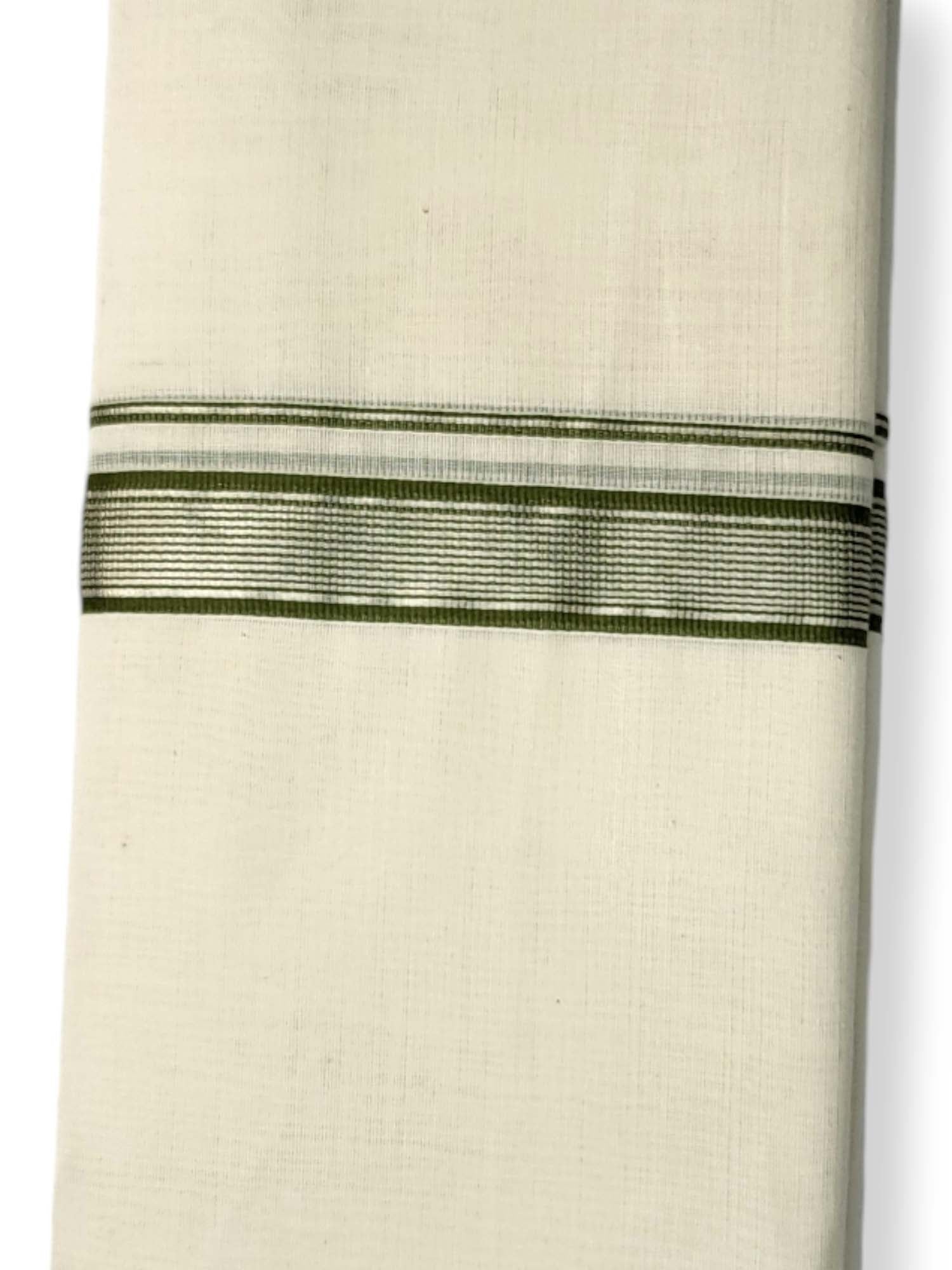  Kerala Balaramapuram Pure Cotton Handloom Mundu/Dhoti 