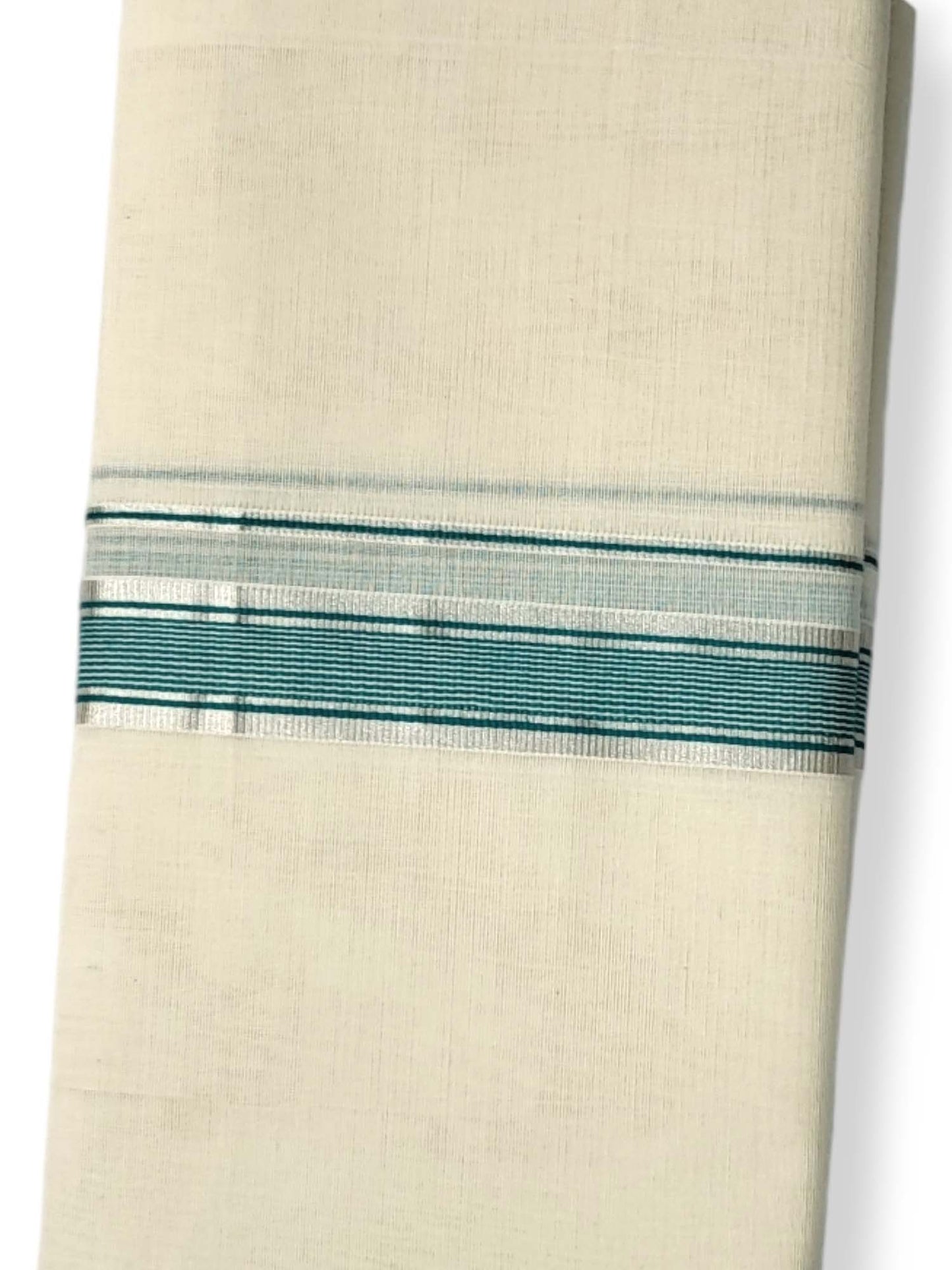  Kerala Balaramapuram Pure Cotton Handloom Mundu/Dhoti 