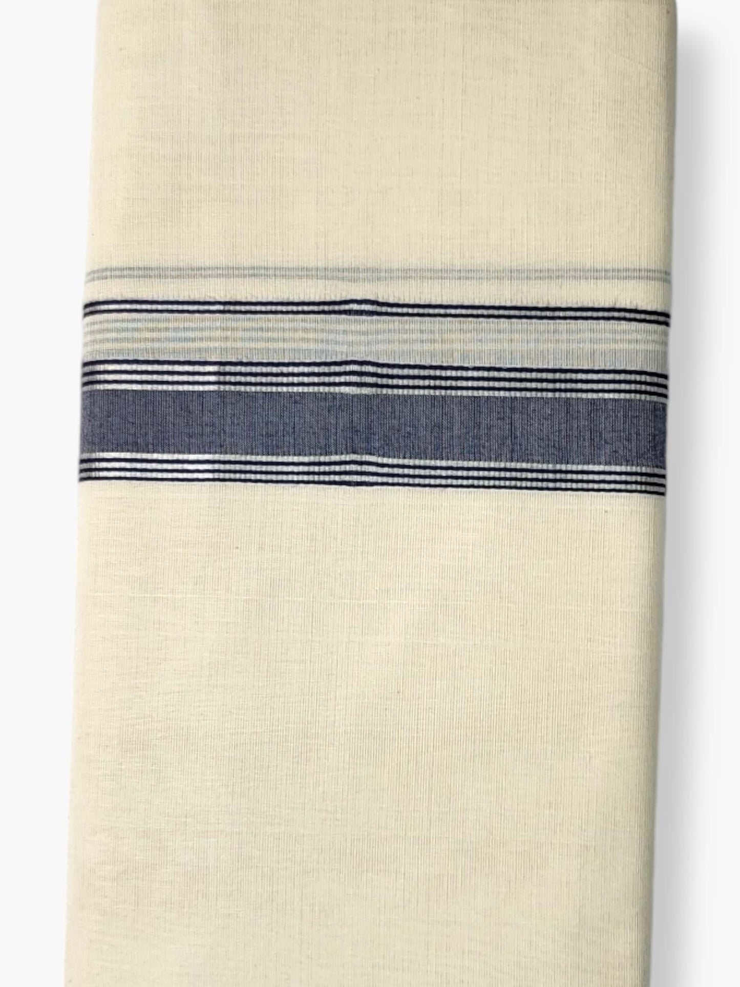  Kerala Balaramapuram Pure Cotton Handloom Mundu/Dhoti 