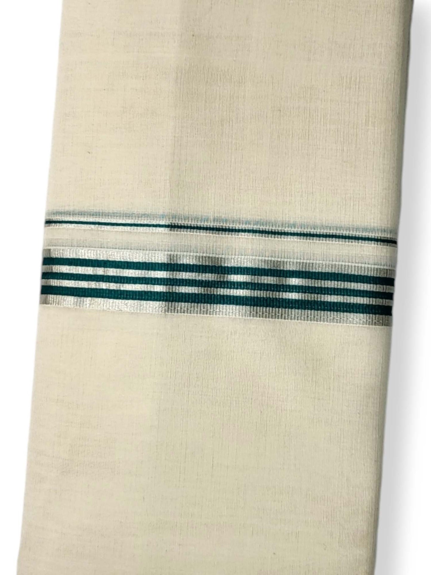  Kerala Balaramapuram Pure Cotton Handloom Mundu/Dhoti 