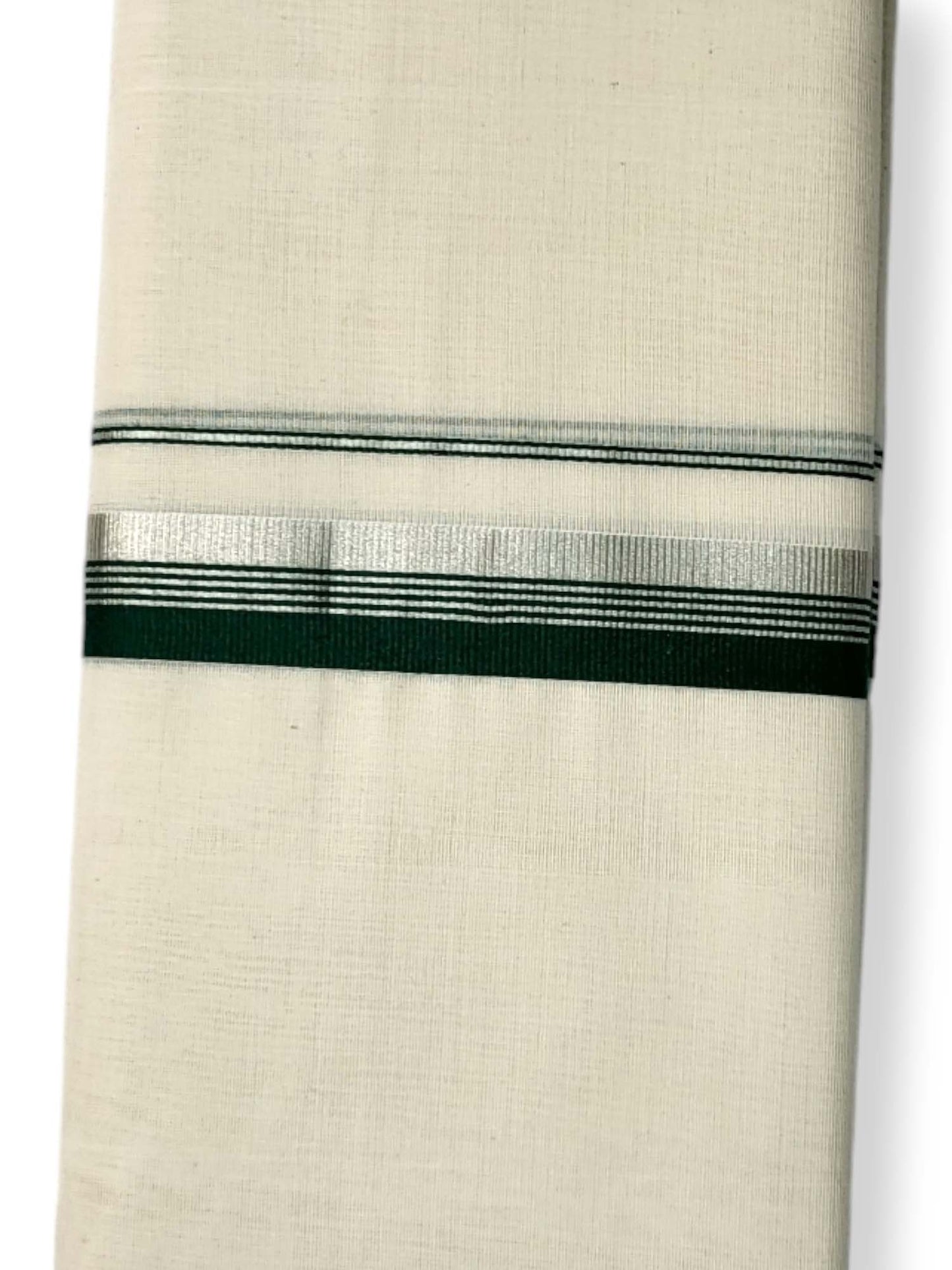  Kerala Balaramapuram Pure Cotton Handloom Mundu/Dhoti 