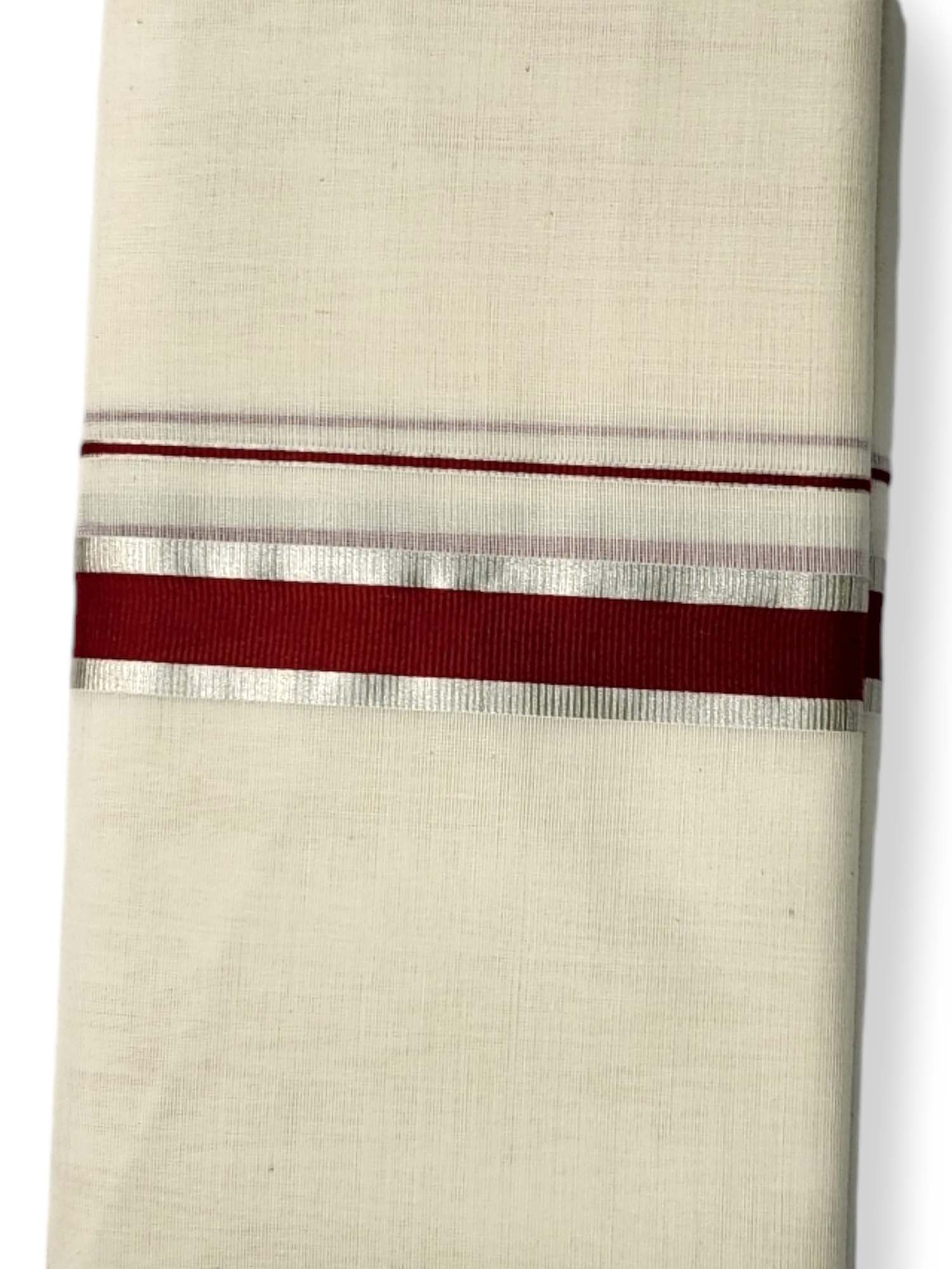  Kerala Balaramapuram Pure Cotton Handloom Mundu/Dhoti 