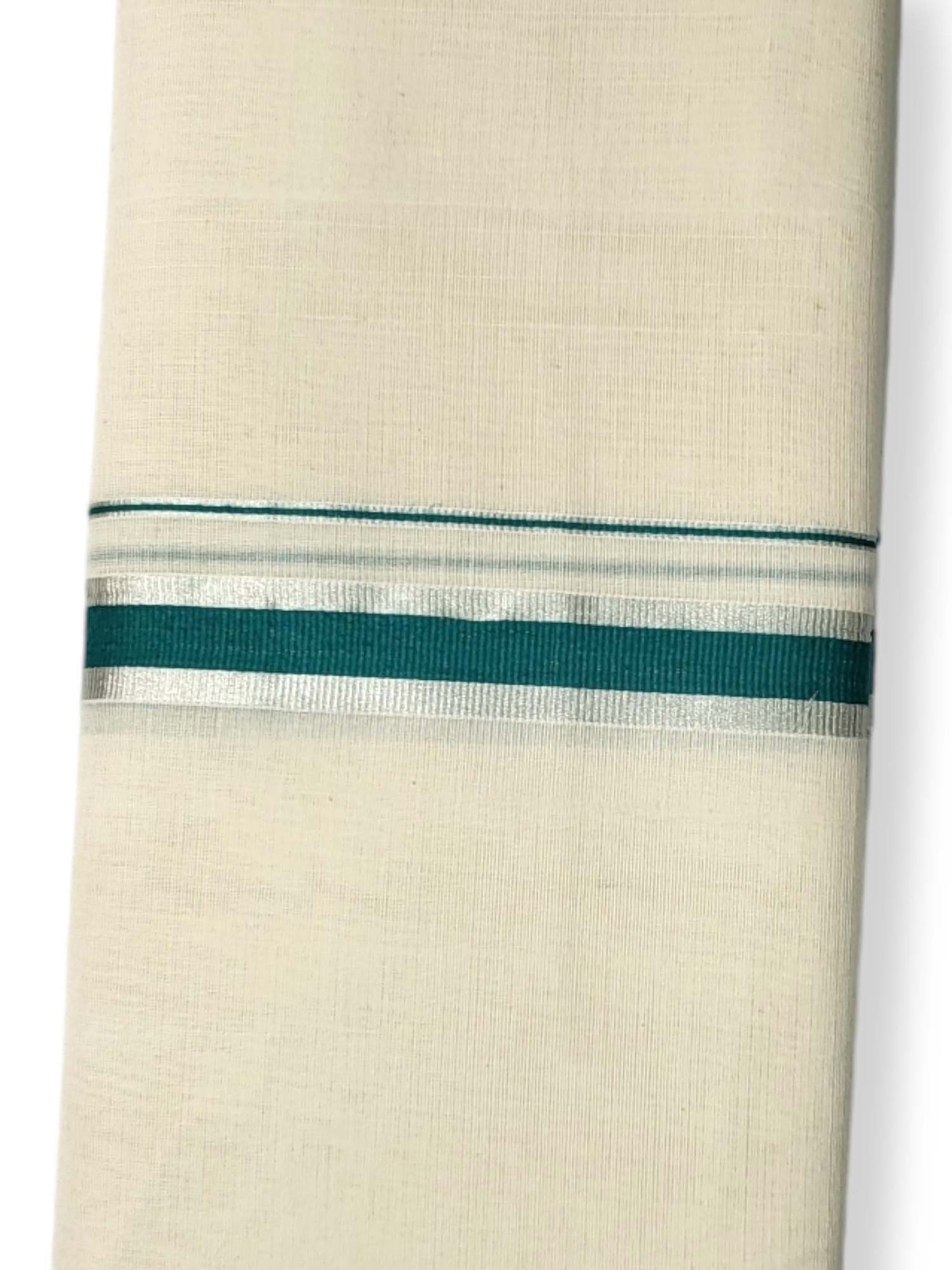  Kerala Balaramapuram Pure Cotton Handloom Mundu/Dhoti 