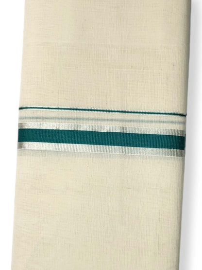  Kerala Balaramapuram Pure Cotton Handloom Mundu/Dhoti 