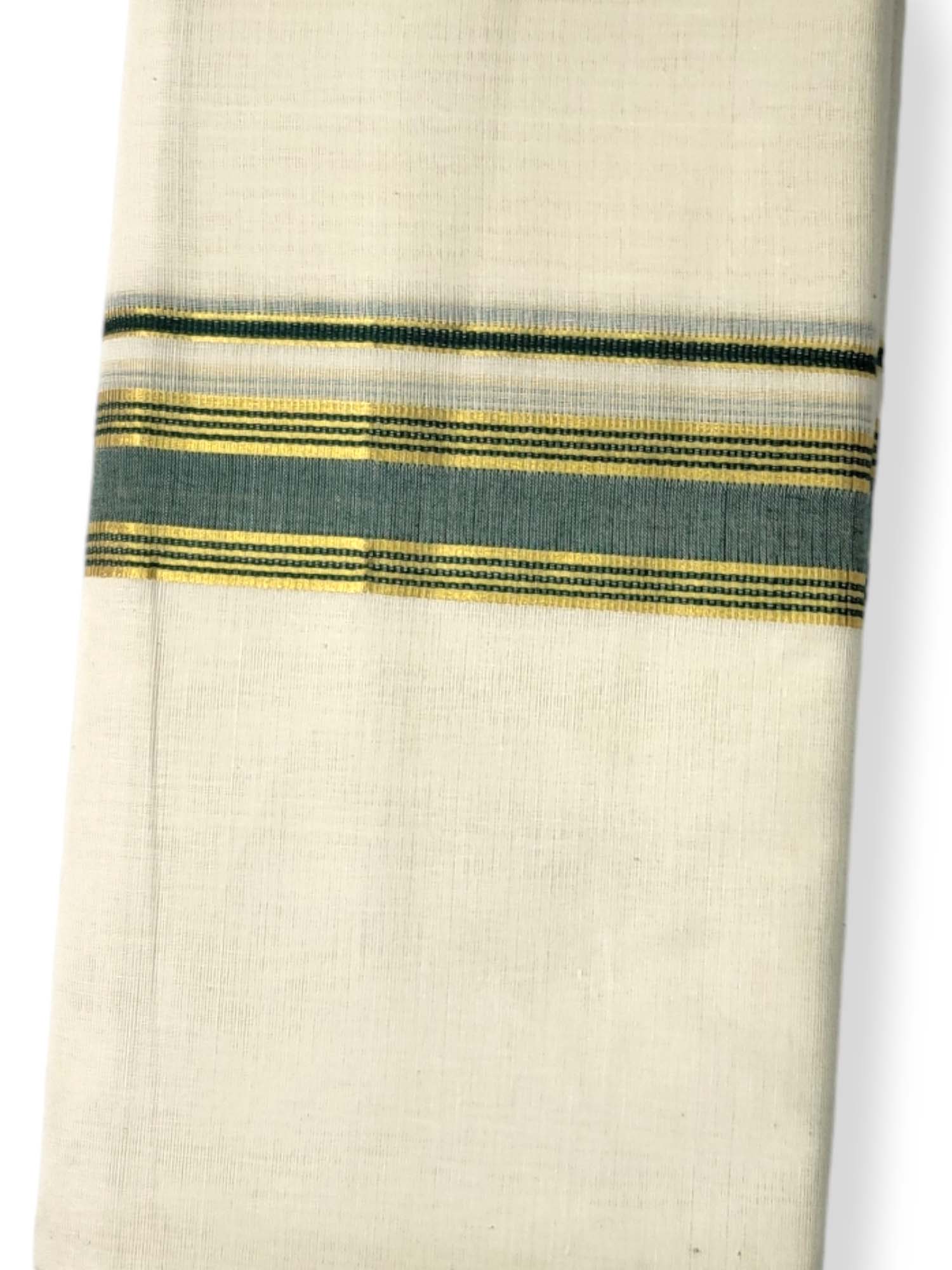  Kerala Balaramapuram Pure Cotton Handloom Mundu/Dhoti 