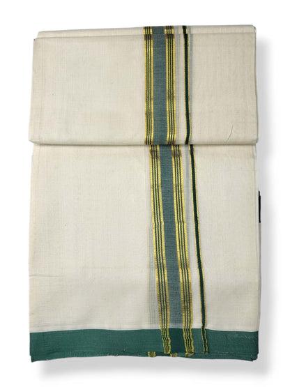  Kerala Balaramapuram Pure Cotton Handloom Mundu/Dhoti 