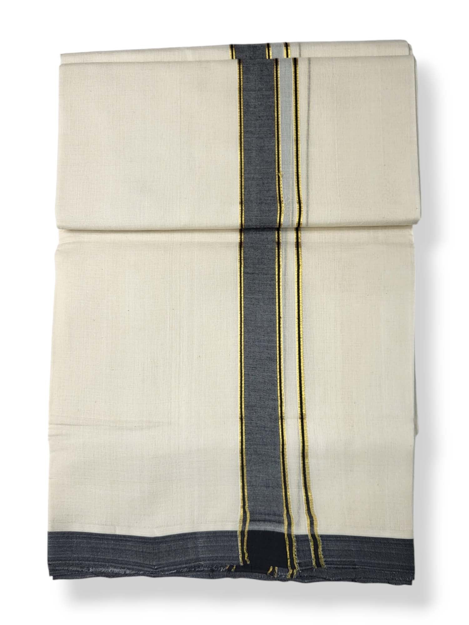  Kerala Balaramapuram Pure Cotton Handloom Mundu/Dhoti 