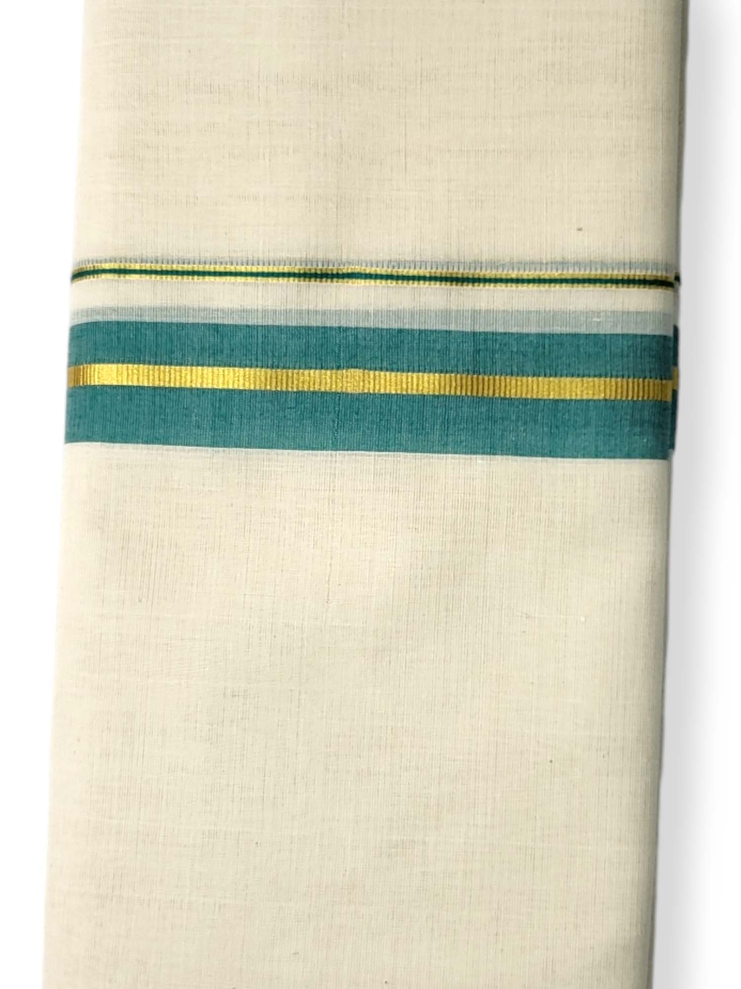  Kerala Balaramapuram Pure Cotton Handloom Mundu/Dhoti 