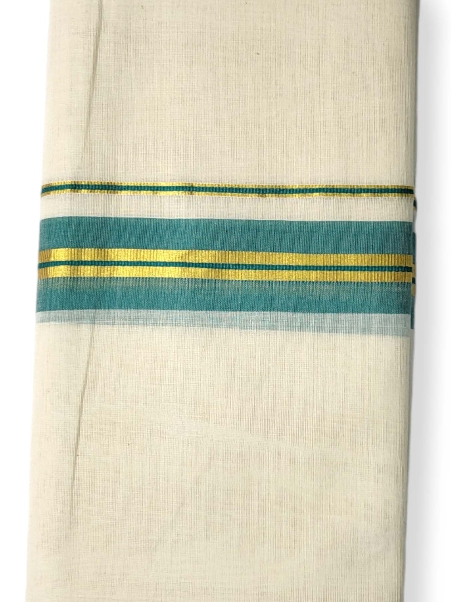  Kerala Balaramapuram Pure Cotton Handloom Mundu/Dhoti 