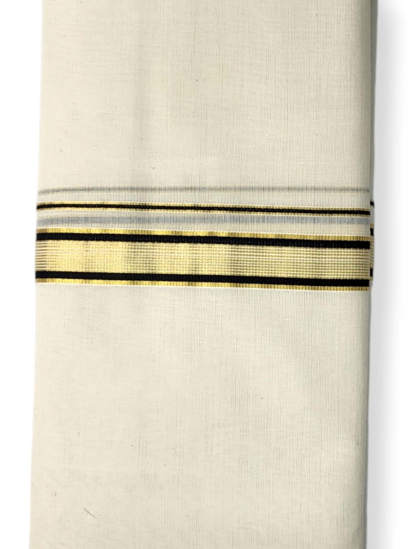  Kerala Balaramapuram Pure Cotton Handloom Mundu/Dhoti 