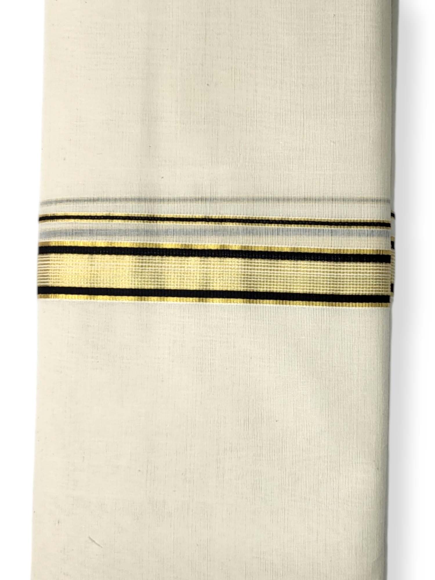  Kerala Balaramapuram Pure Cotton Handloom Mundu/Dhoti 