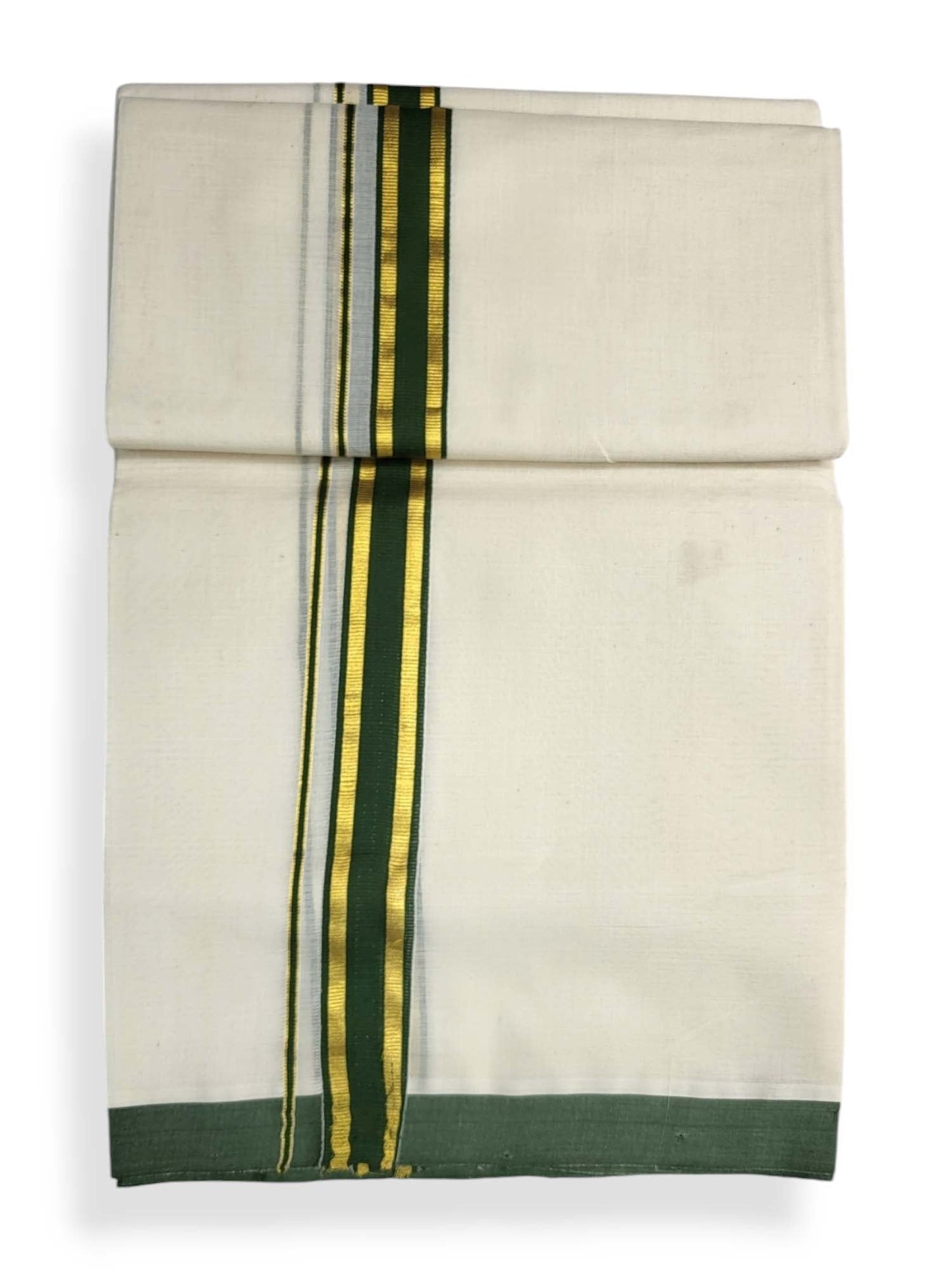  Kerala Balaramapuram Pure Cotton Handloom Mundu/Dhoti 