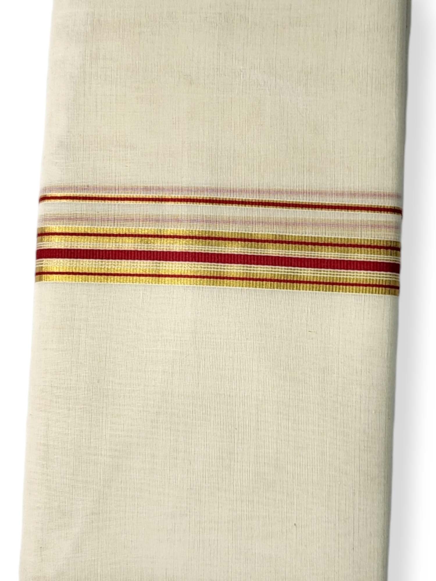  Kerala Balaramapuram Pure Cotton Handloom Mundu/Dhoti 