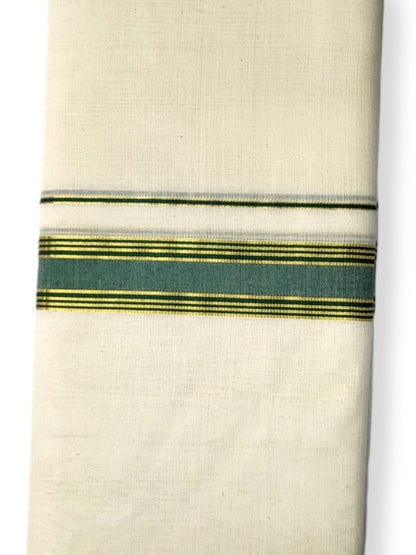  Kerala Balaramapuram Pure Cotton Handloom Mundu/Dhoti 