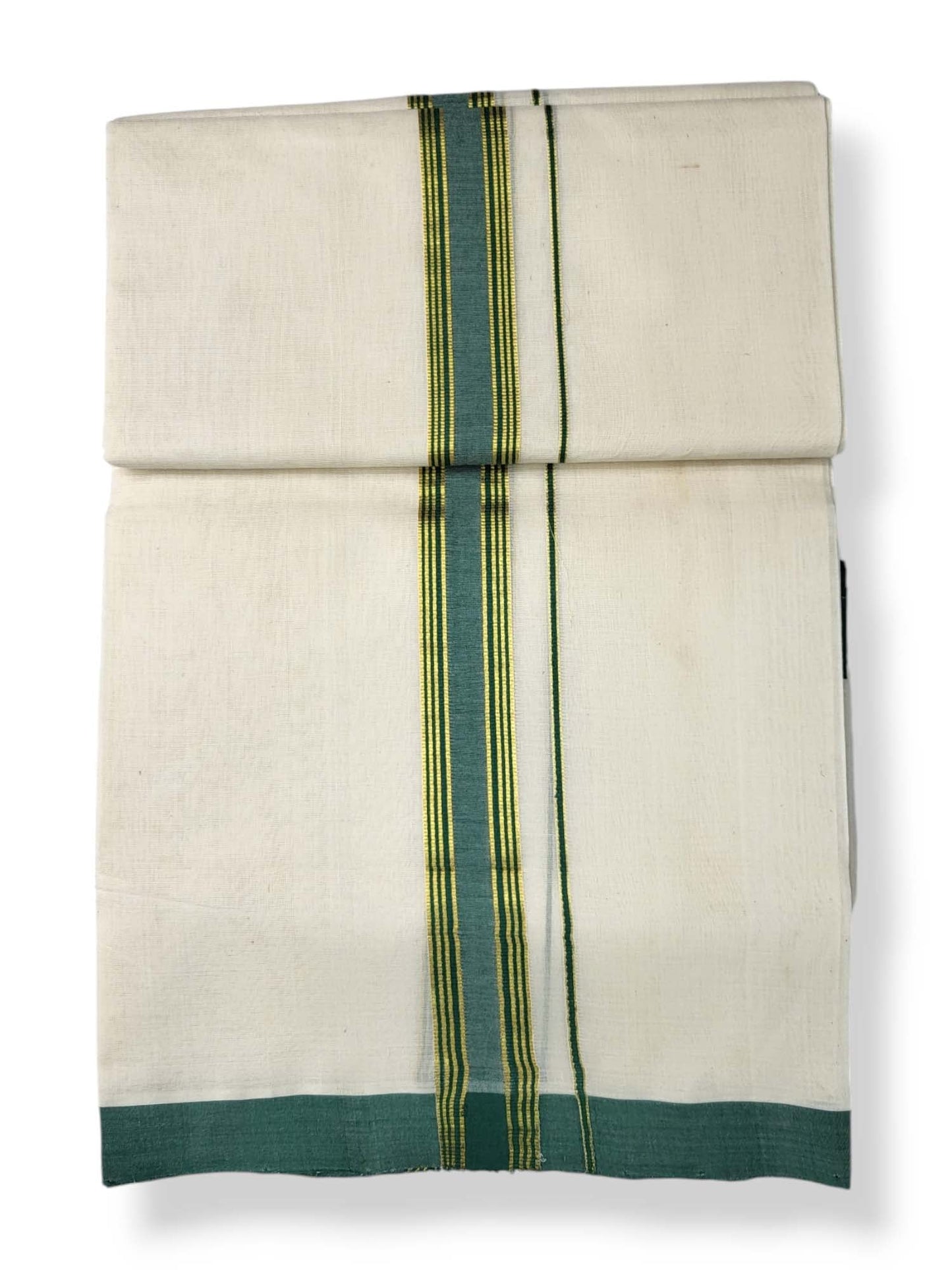  Kerala Balaramapuram Pure Cotton Handloom Mundu/Dhoti 