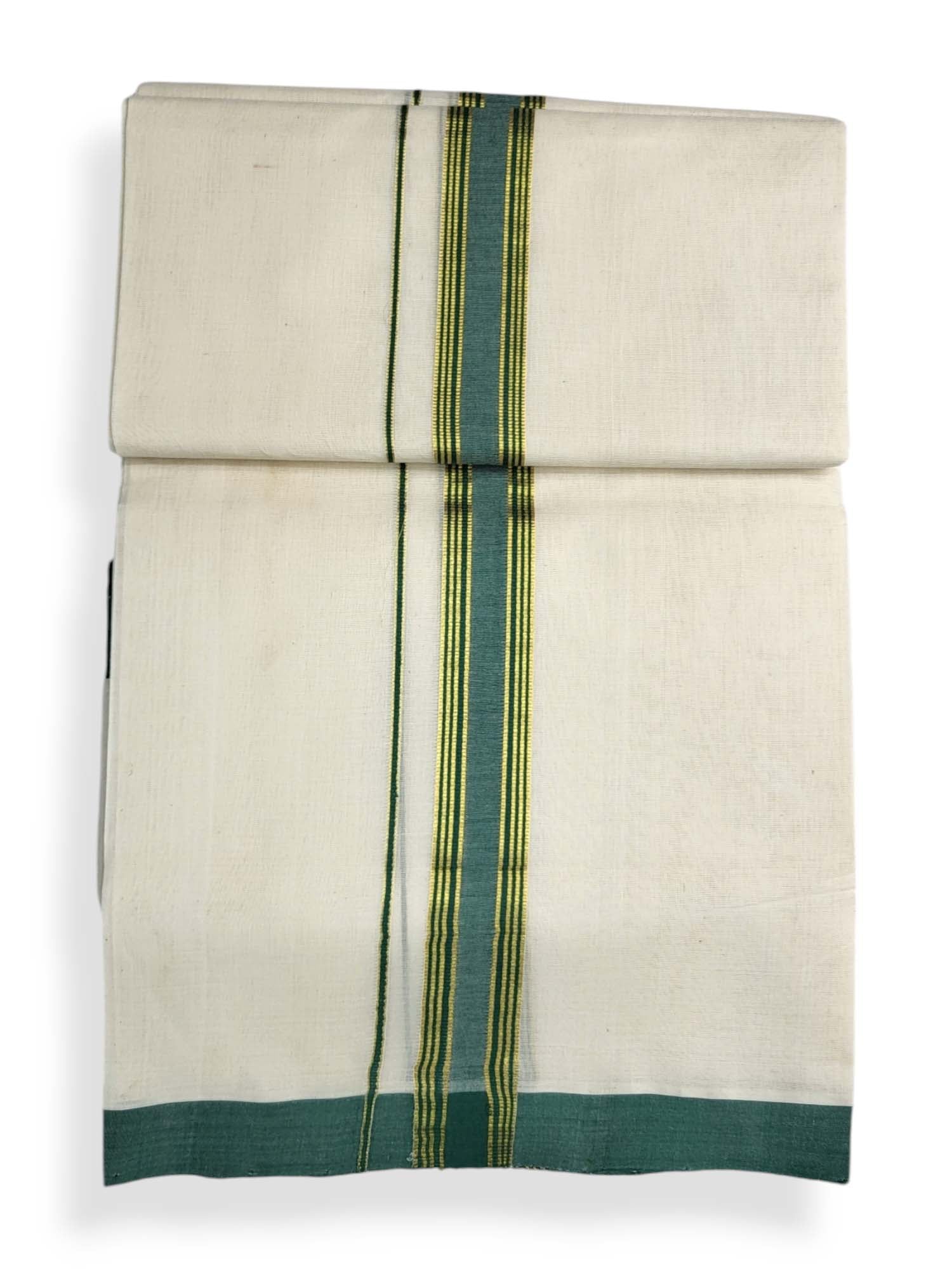  Kerala Balaramapuram Pure Cotton Handloom Mundu/Dhoti 