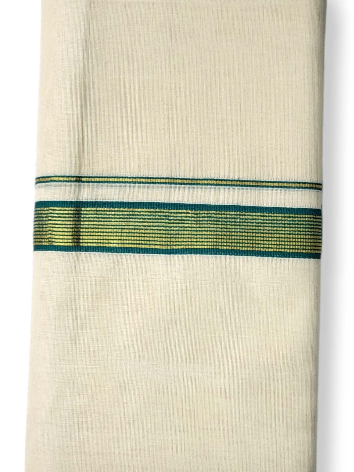  Kerala Balaramapuram Pure Cotton Handloom Mundu/Dhoti 