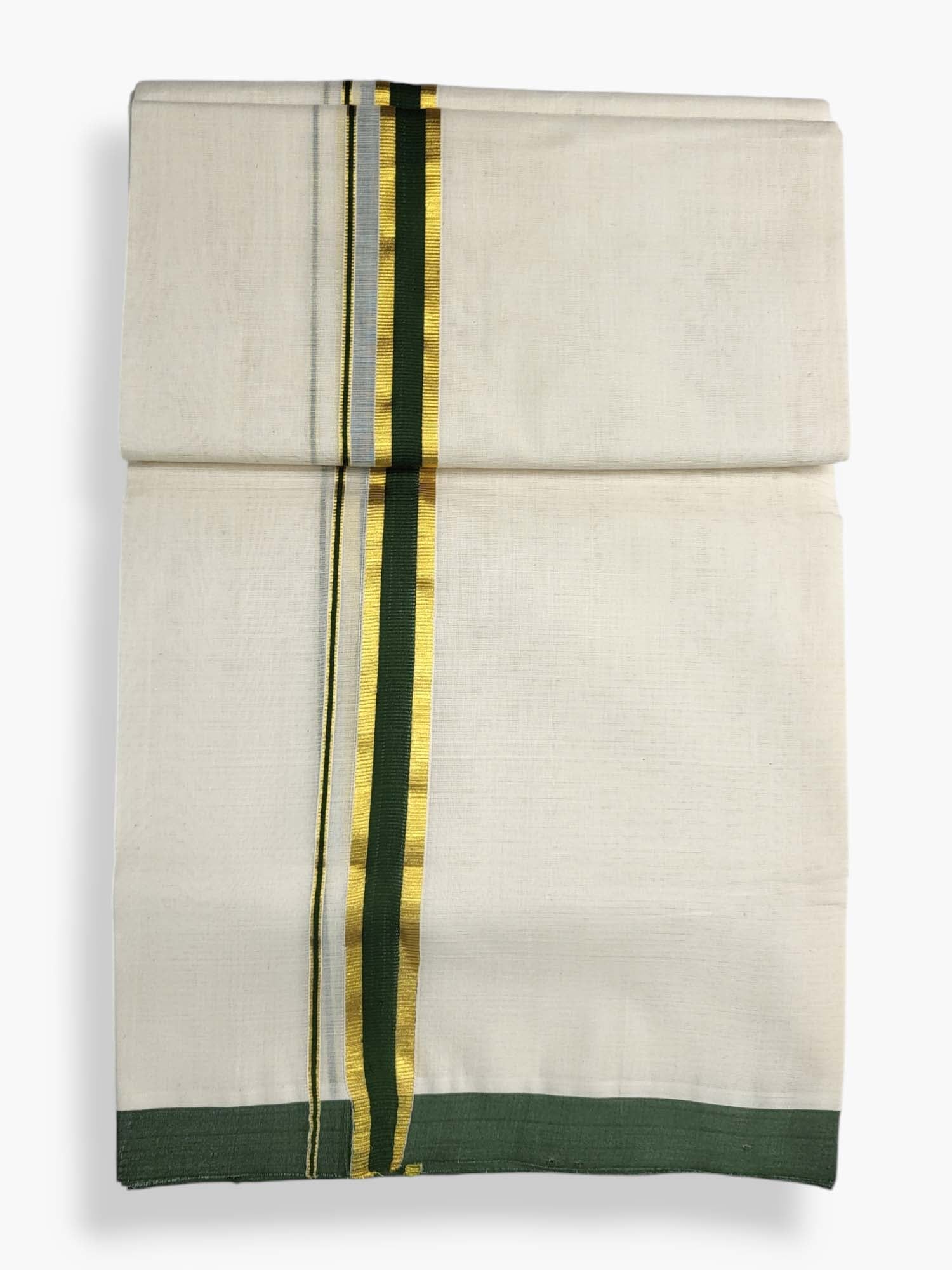  Kerala Balaramapuram Pure Cotton Handloom Mundu/Dhoti 