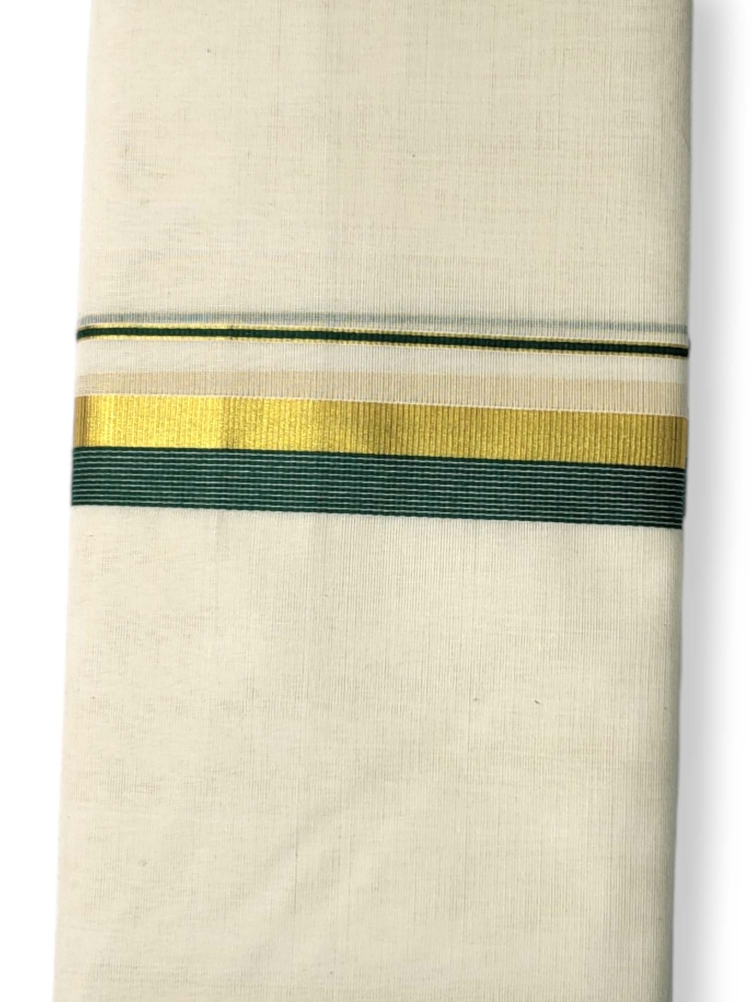  Kerala Balaramapuram Pure Cotton Handloom Mundu/Dhoti 