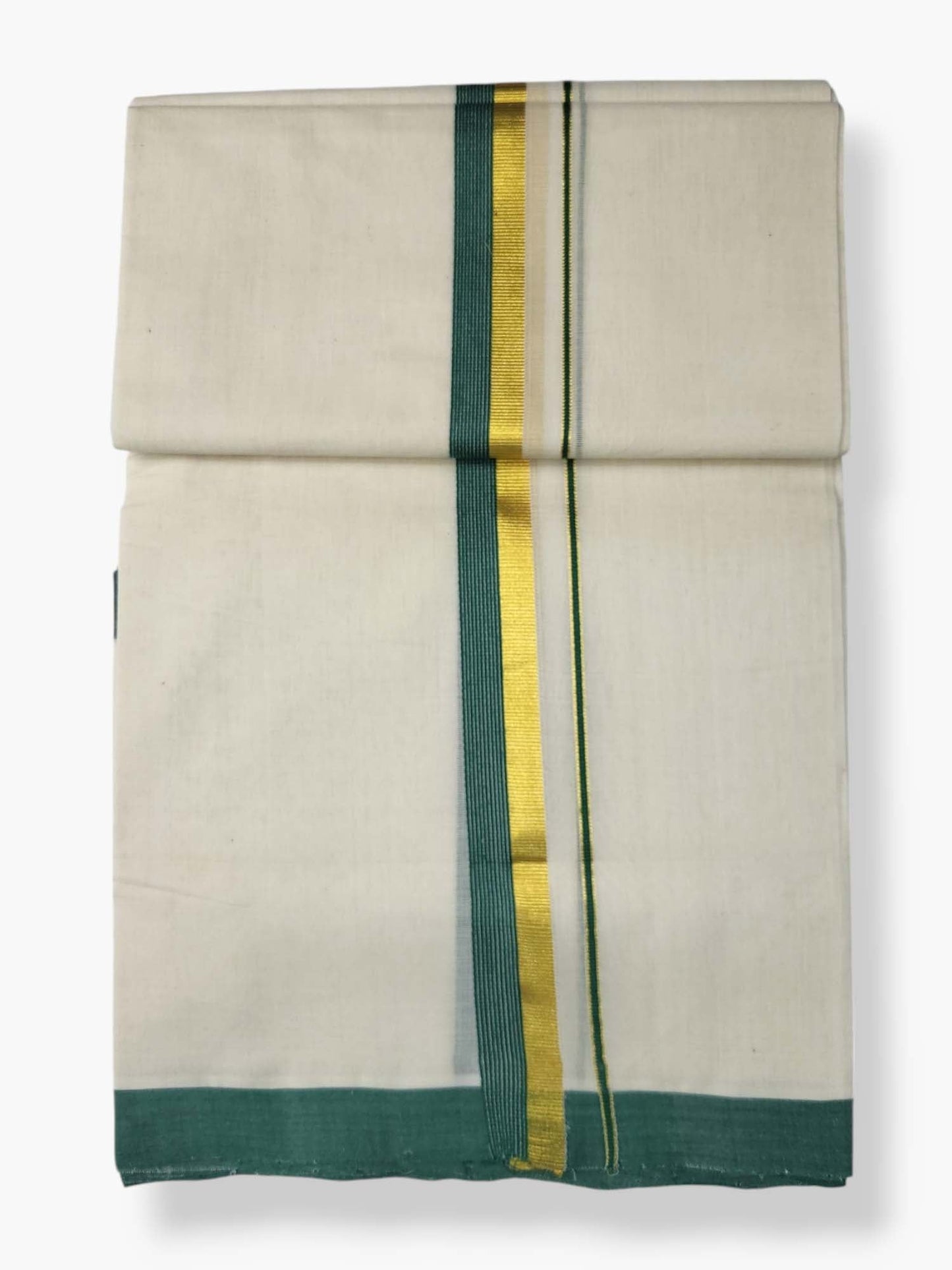  Kerala Balaramapuram Pure Cotton Handloom Mundu/Dhoti 