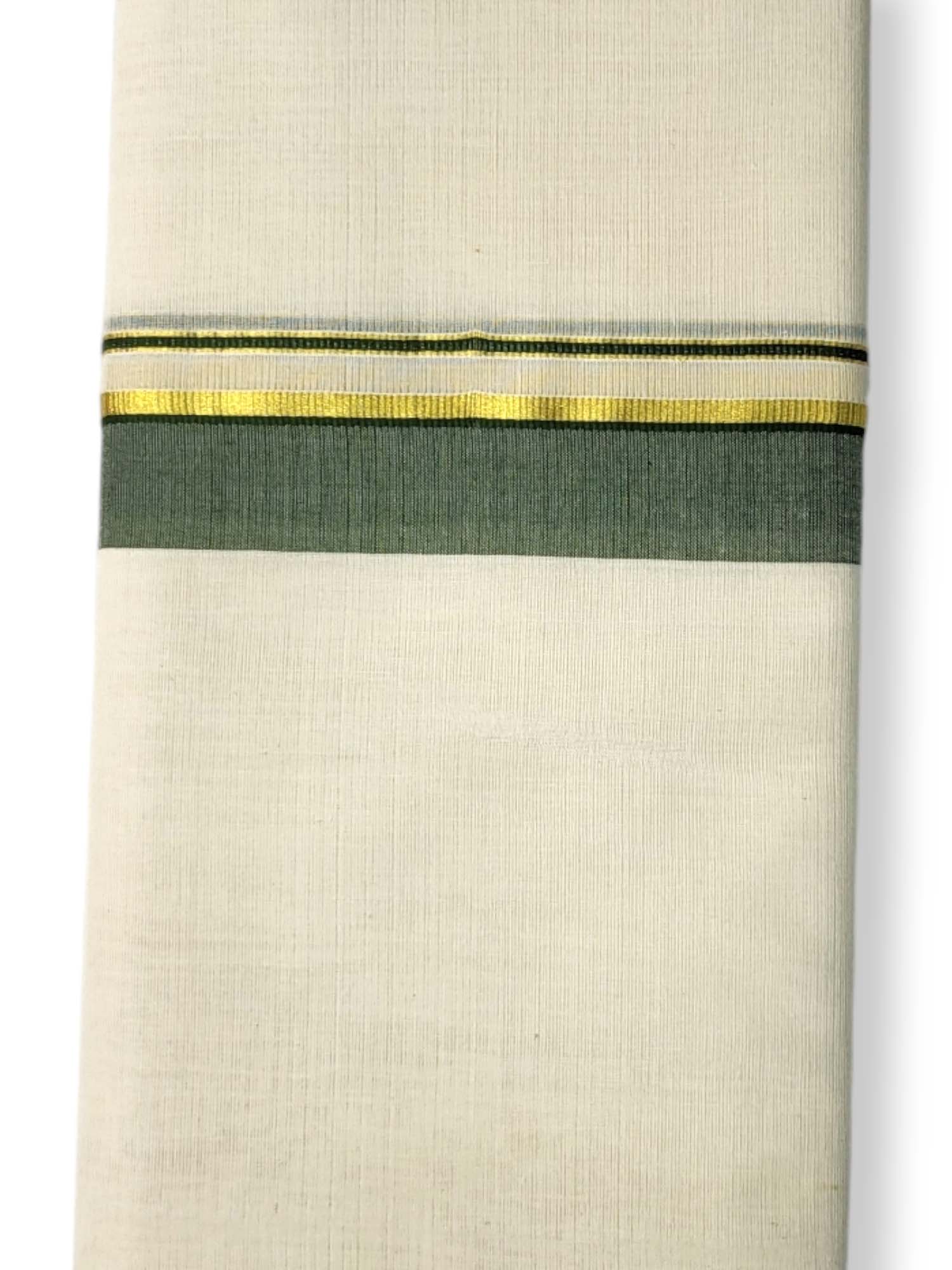  Kerala Balaramapuram Pure Cotton Handloom Mundu/Dhoti 