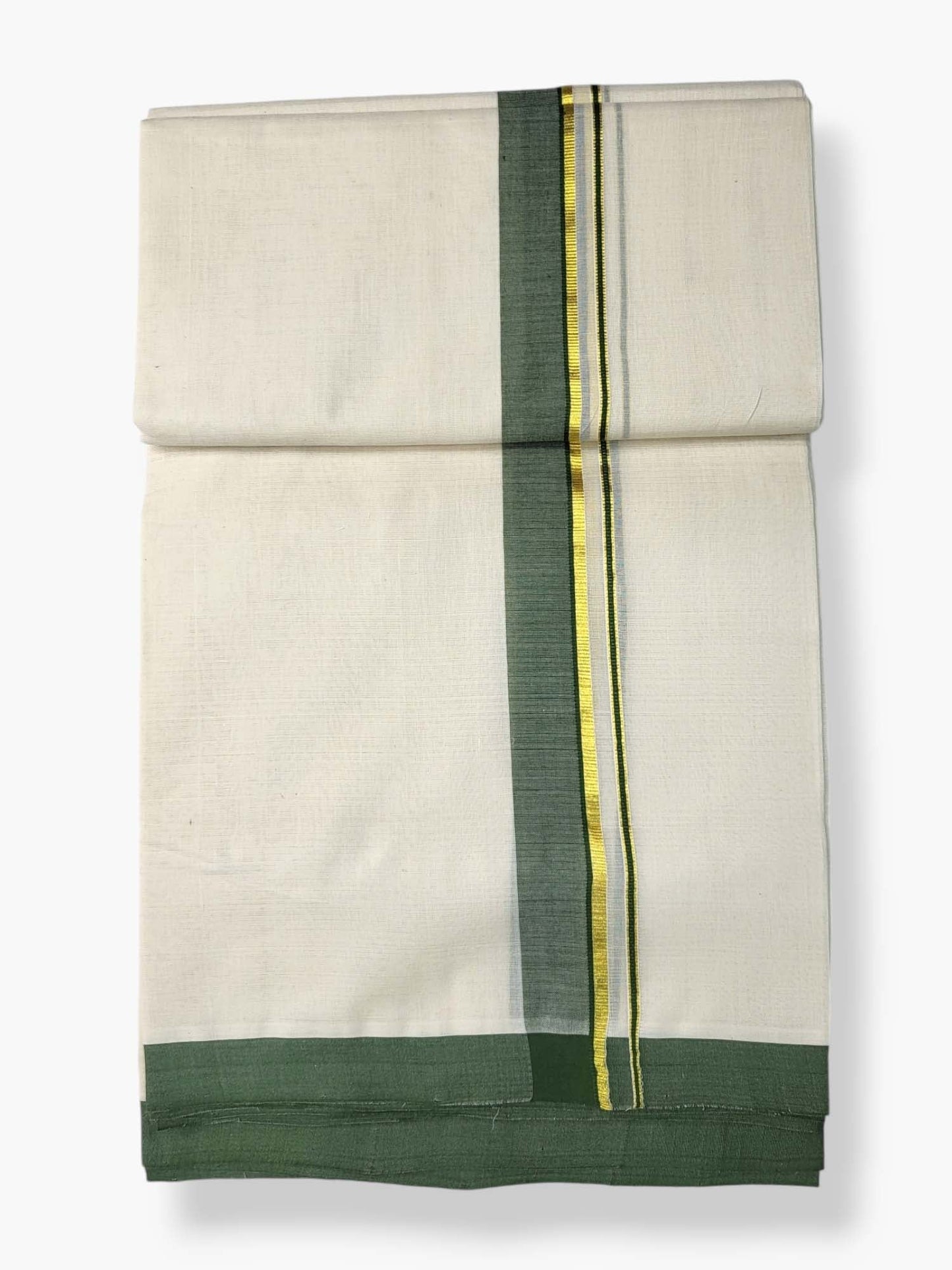  Kerala Balaramapuram Pure Cotton Handloom Mundu/Dhoti 