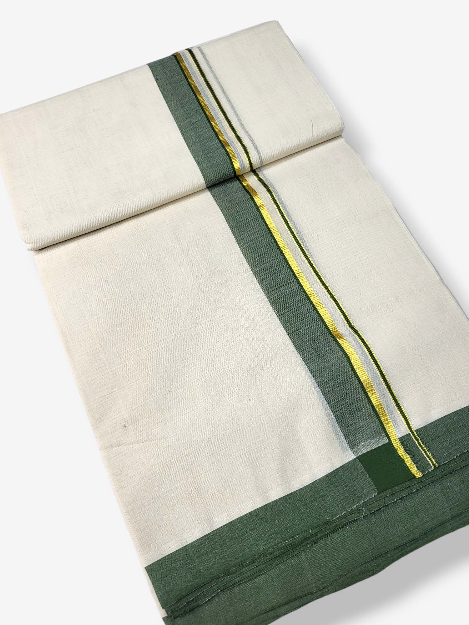  Kerala Balaramapuram Pure Cotton Handloom Mundu/Dhoti 