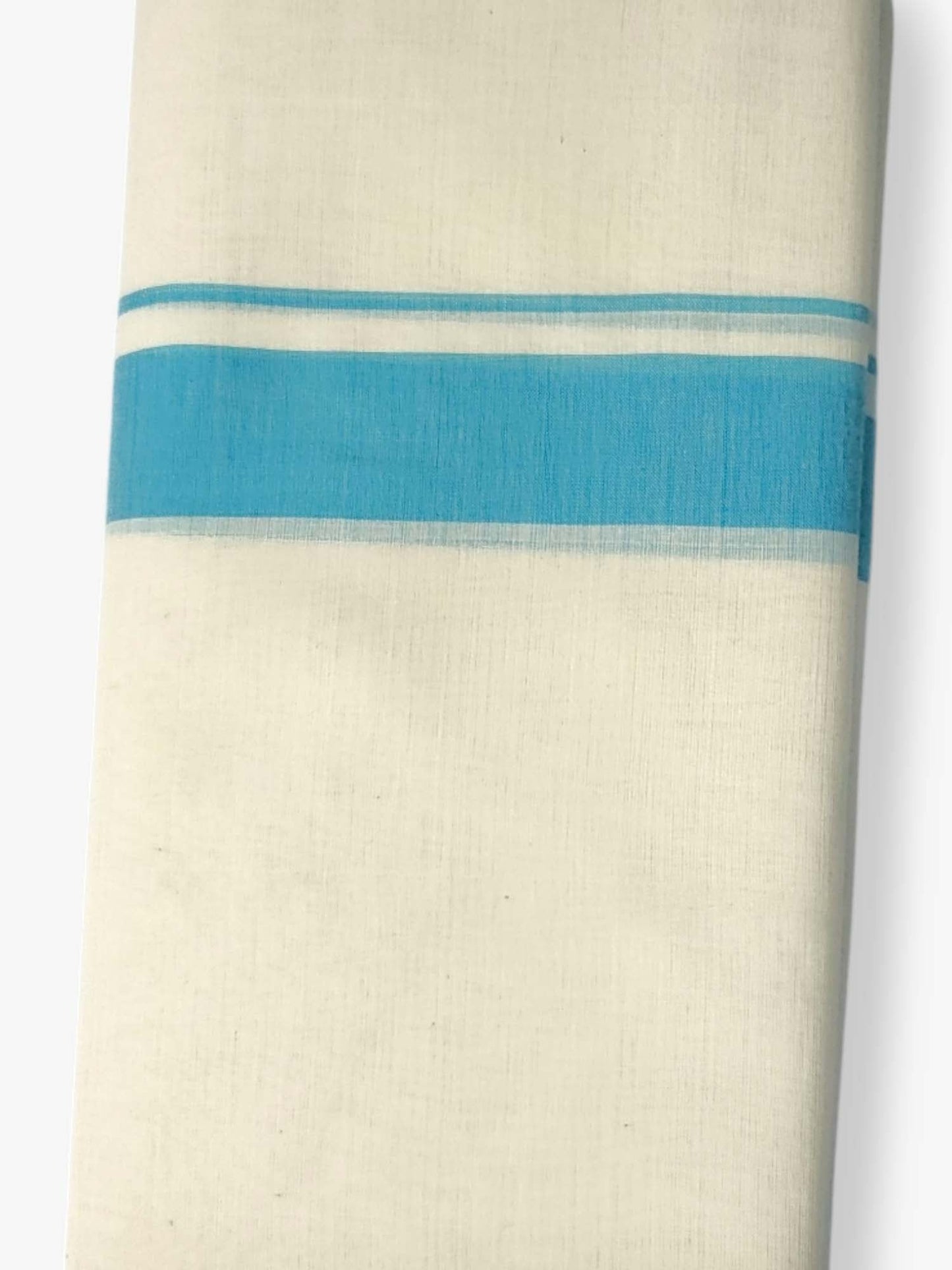  Kerala Balaramapuram Pure Cotton Handloom Mundu/Dhoti 