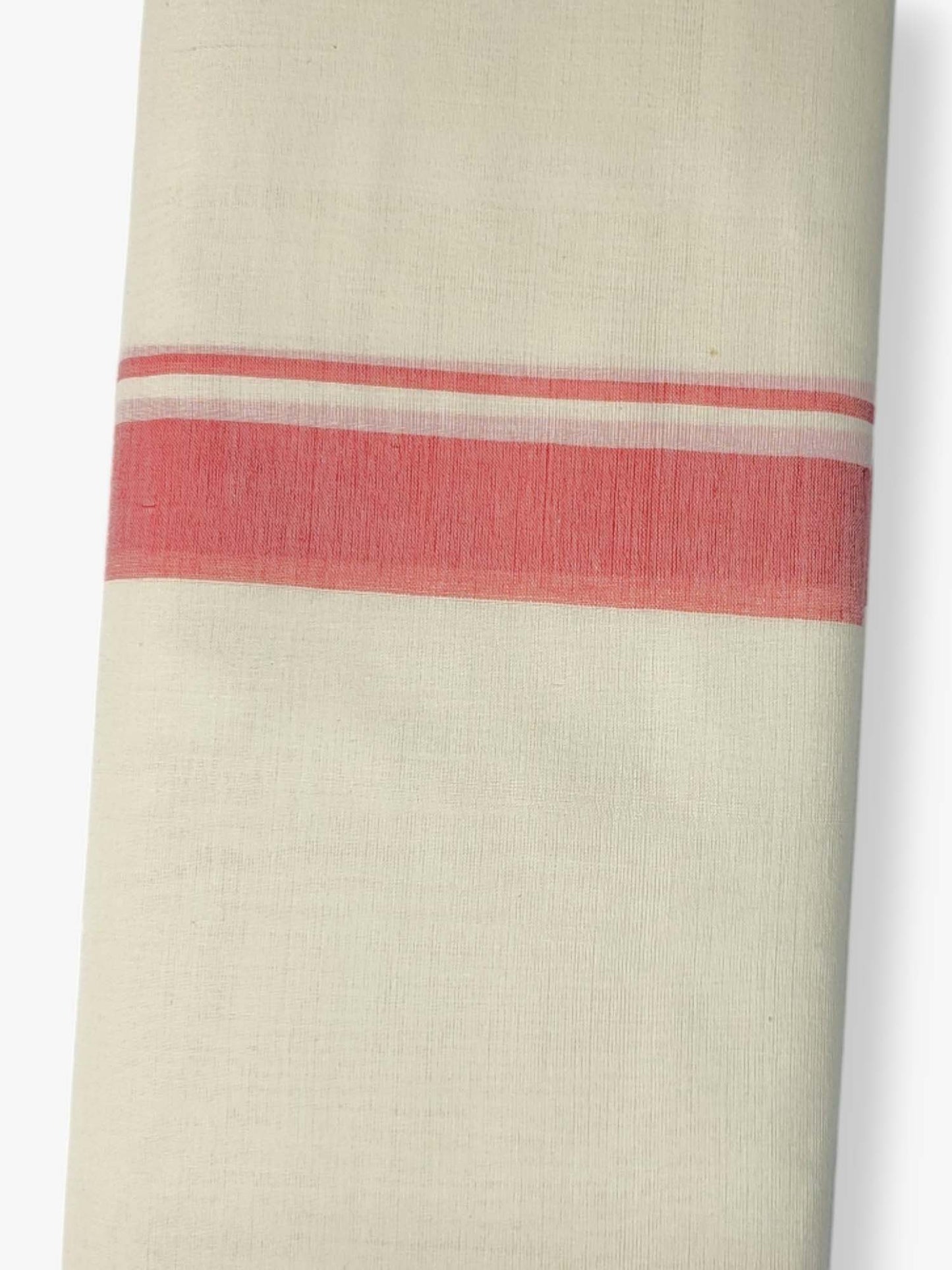  Kerala Balaramapuram Pure Cotton Handloom Mundu/Dhoti 