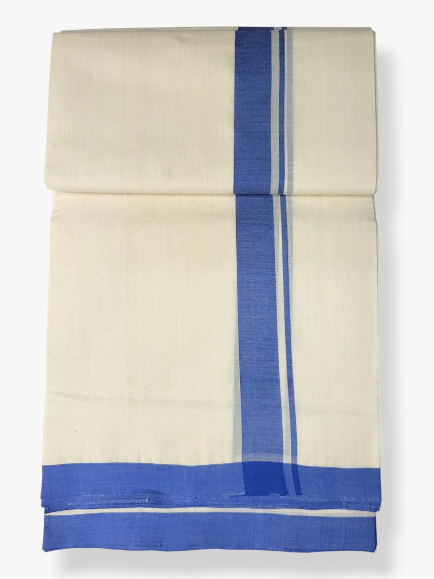  Kerala Balaramapuram Pure Cotton Handloom Mundu/Dhoti 