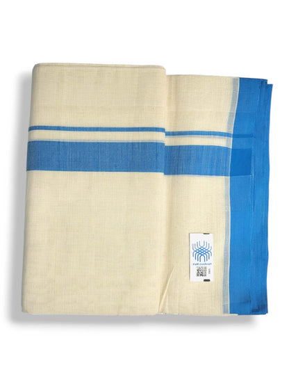  Kerala Balaramapuram Pure Cotton Handloom Mundu/Dhoti 