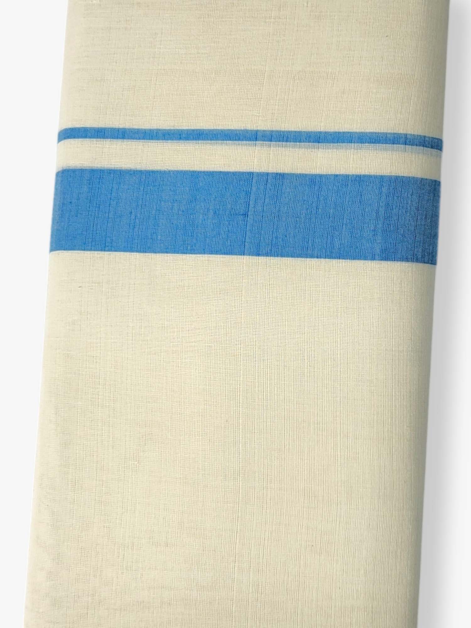  Kerala Balaramapuram Pure Cotton Handloom Mundu/Dhoti 