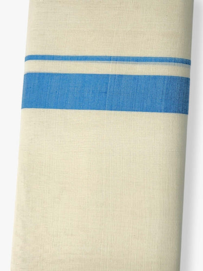  Kerala Balaramapuram Pure Cotton Handloom Mundu/Dhoti 