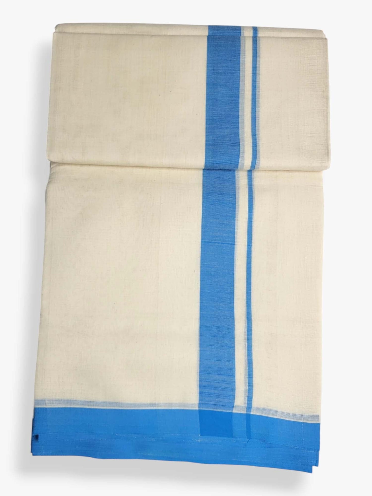  Kerala Balaramapuram Pure Cotton Handloom Mundu/Dhoti 