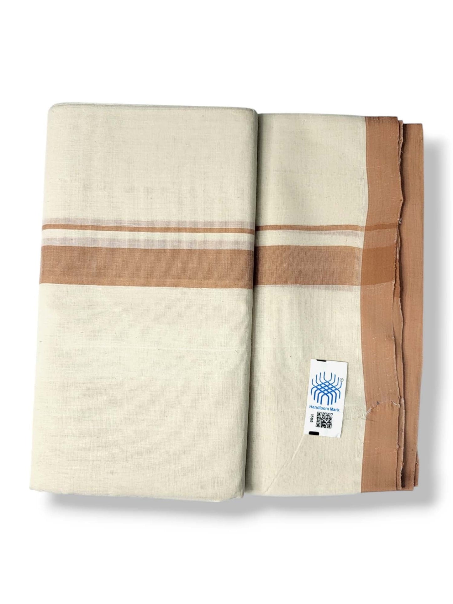  Kerala Balaramapuram Pure Cotton Handloom Mundu/Dhoti 