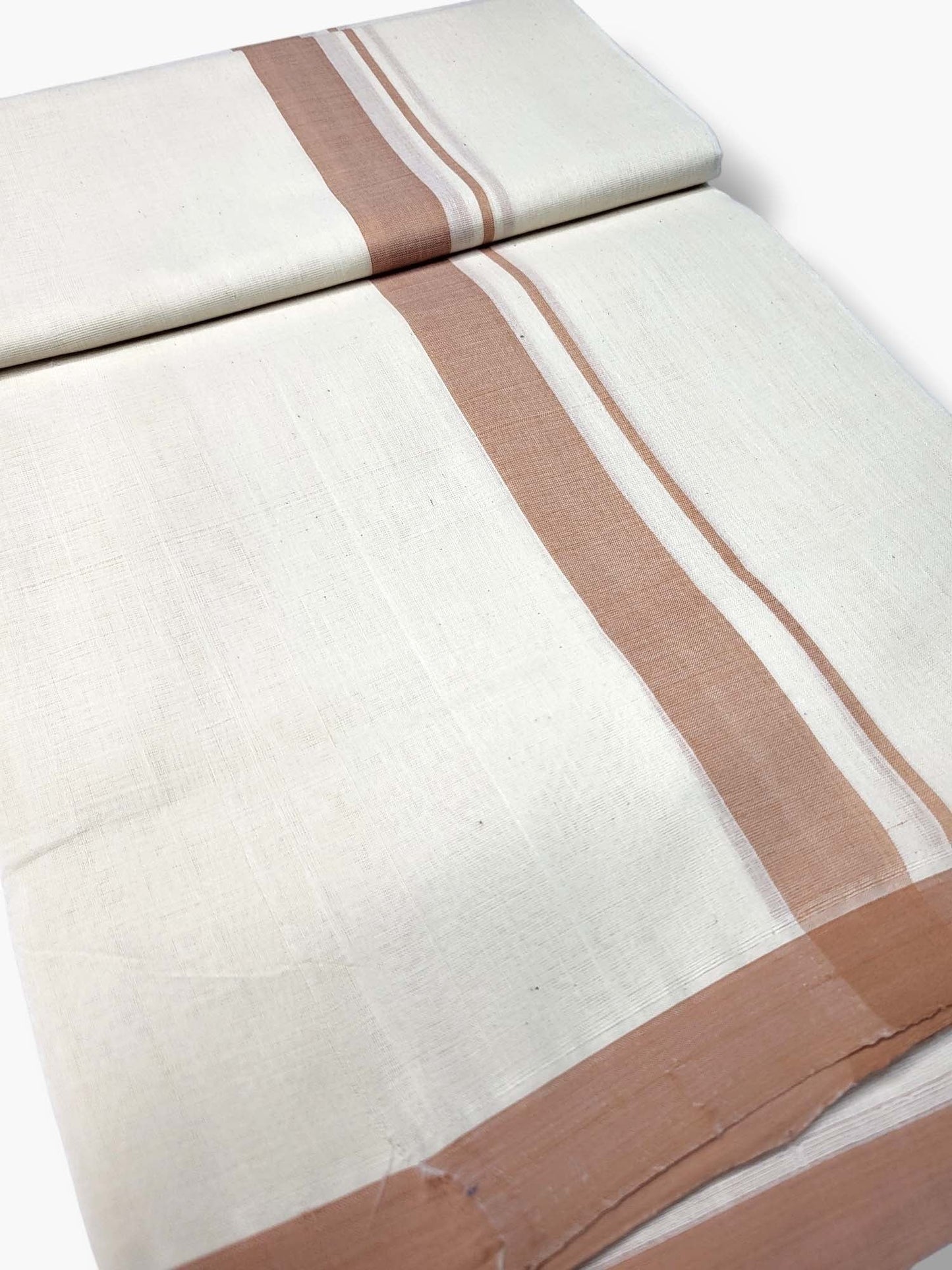  Kerala Balaramapuram Pure Cotton Handloom Mundu/Dhoti 