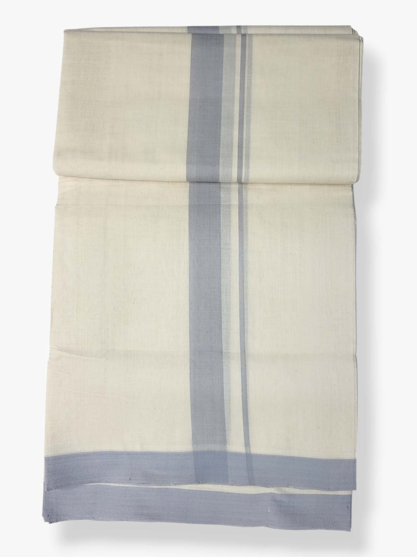  Kerala Balaramapuram Pure Cotton Handloom Mundu/Dhoti 