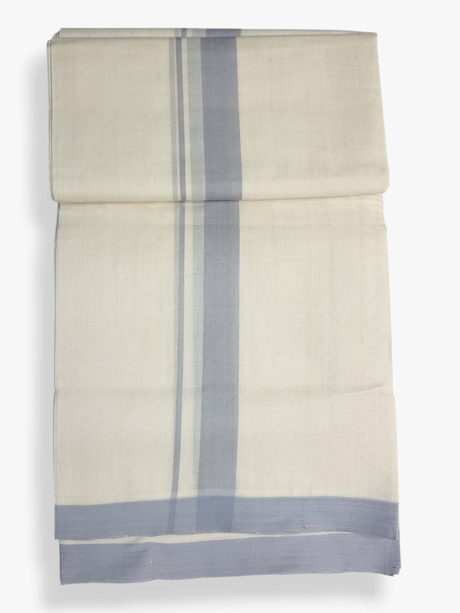  Kerala Balaramapuram Pure Cotton Handloom Mundu/Dhoti 