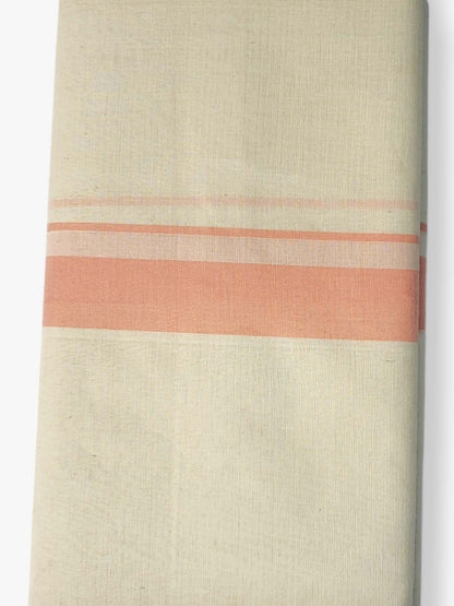  Kerala Balaramapuram Pure Cotton Handloom Mundu/Dhoti 